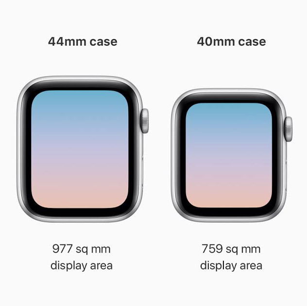 apple watch series 4 44mm actual size