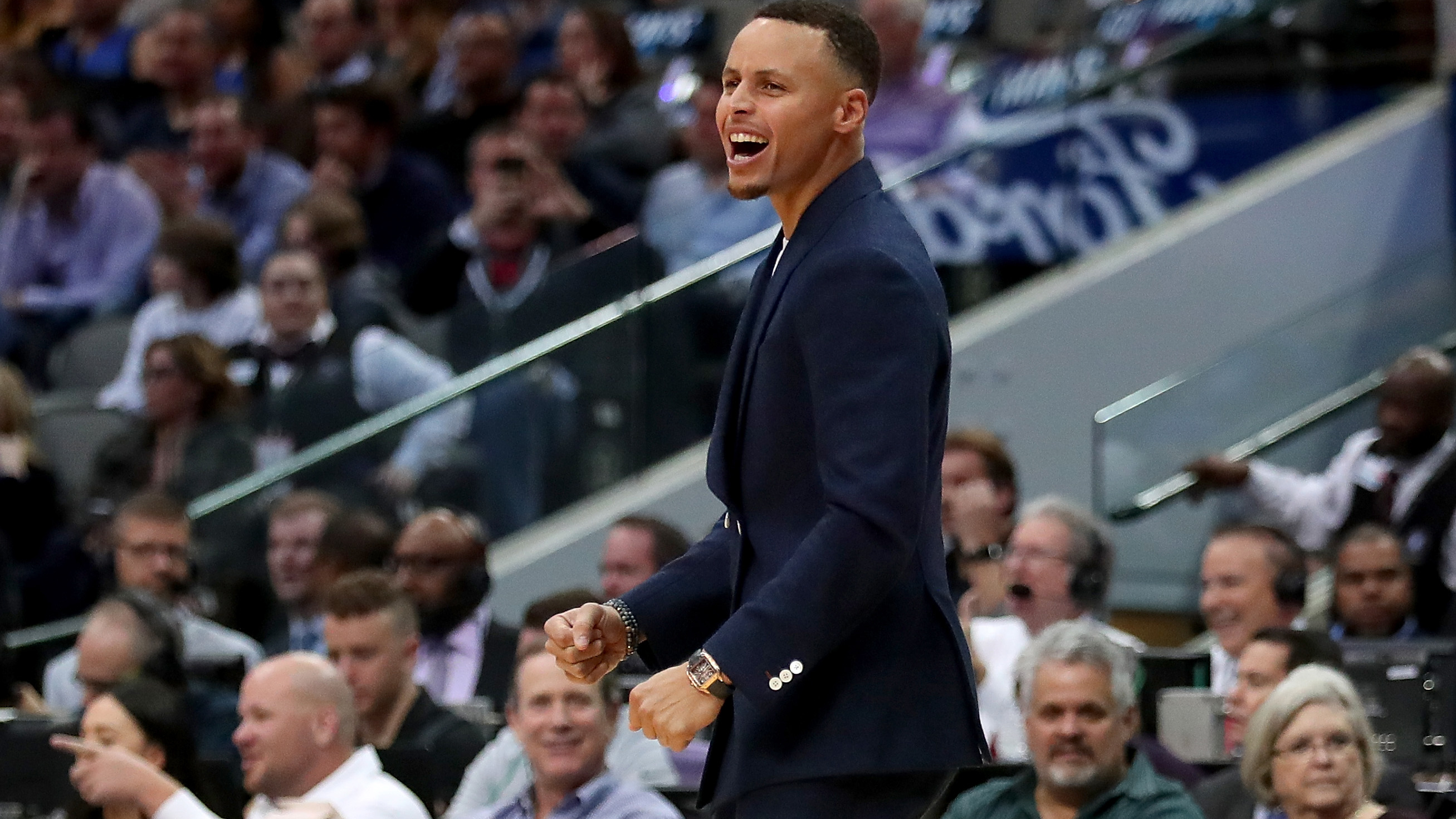 Watch Spotting Stephen Curry Wearing A Cartier Santos Skeleton