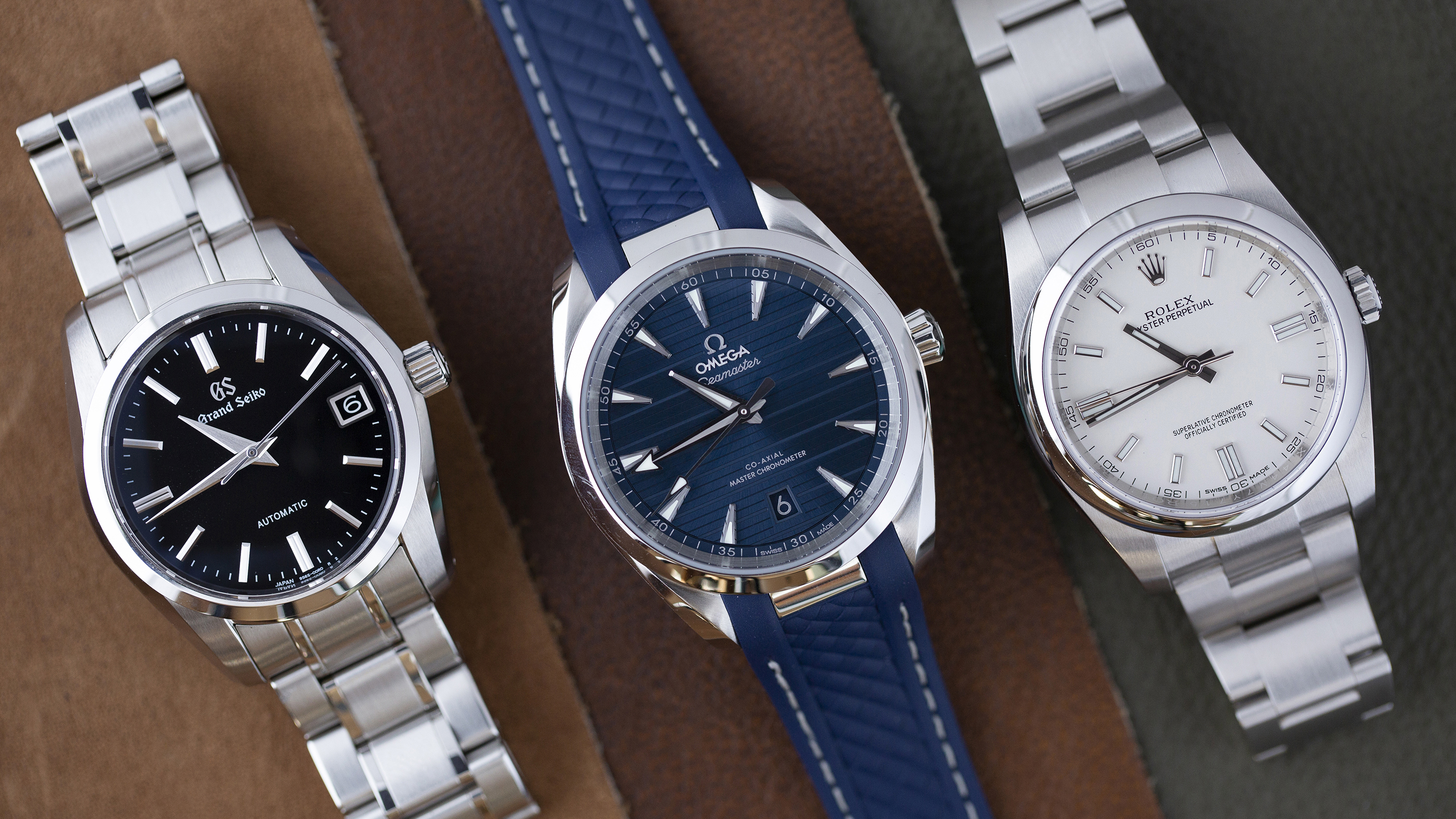 omega seamaster vs rolex oyster perpetual