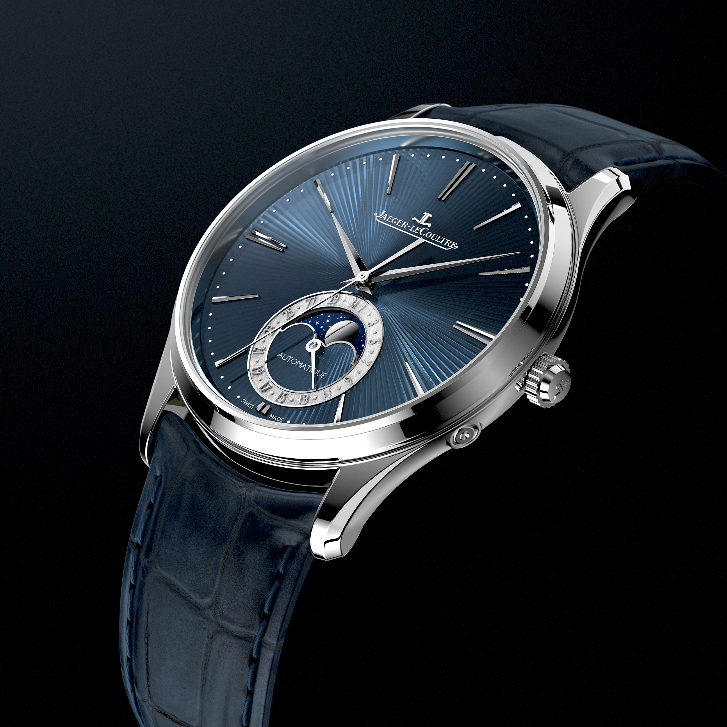 JLC Master Ultra Thin Moon Phase Enamel