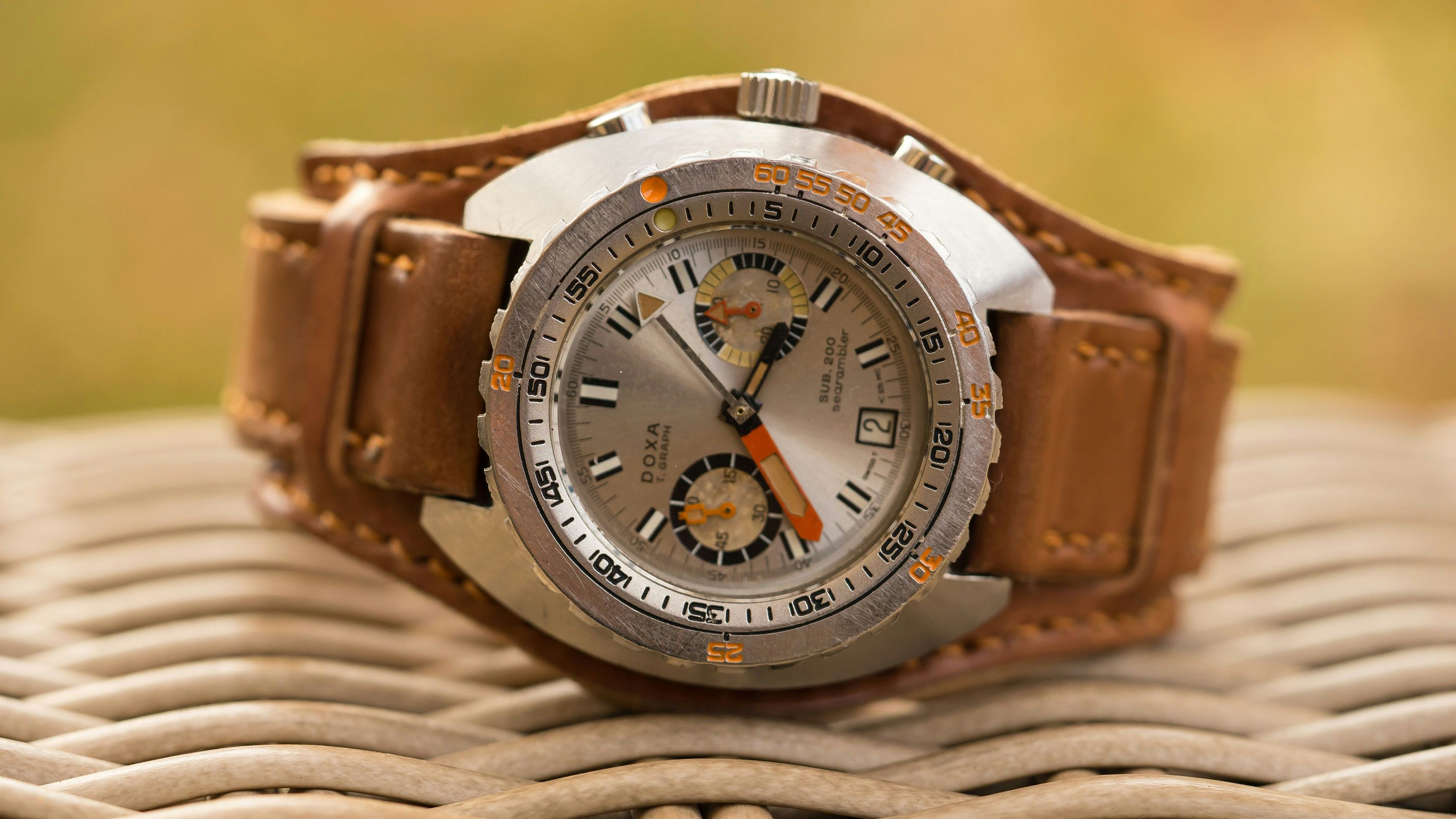 Bund-style Leather Watch Strap