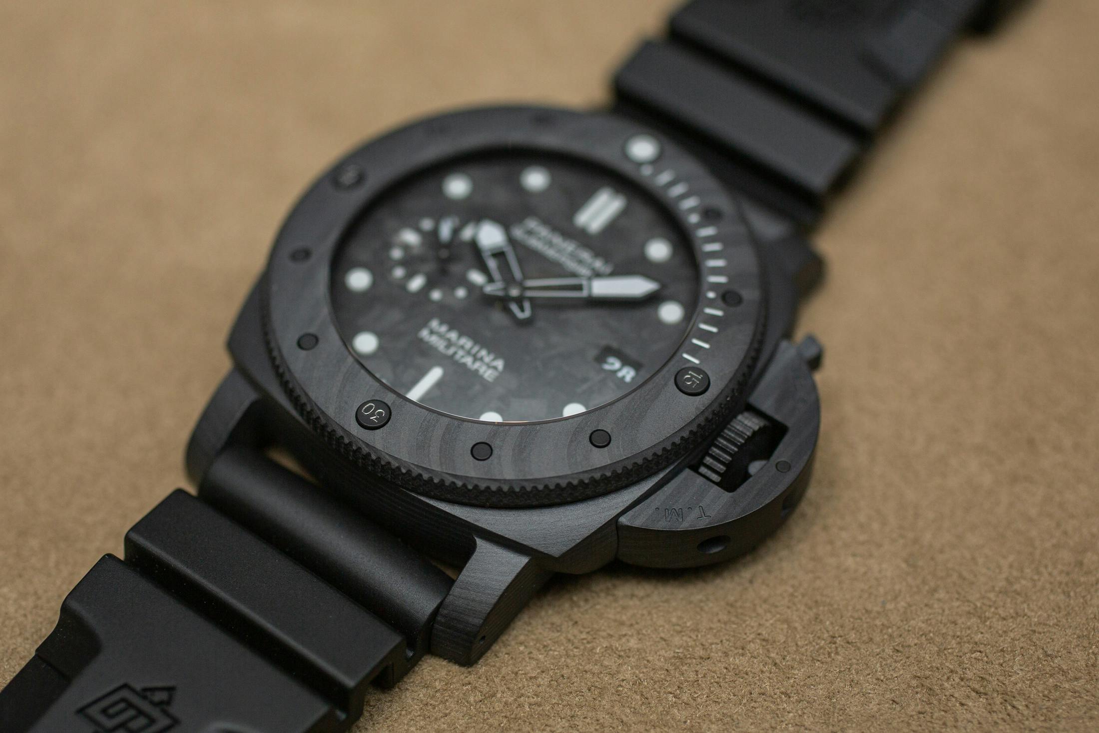 Introducing: The Panerai Submersible Marina Militare Carbotech 47mm (Live  Pics \u0026 Pricing) - HODINKEE