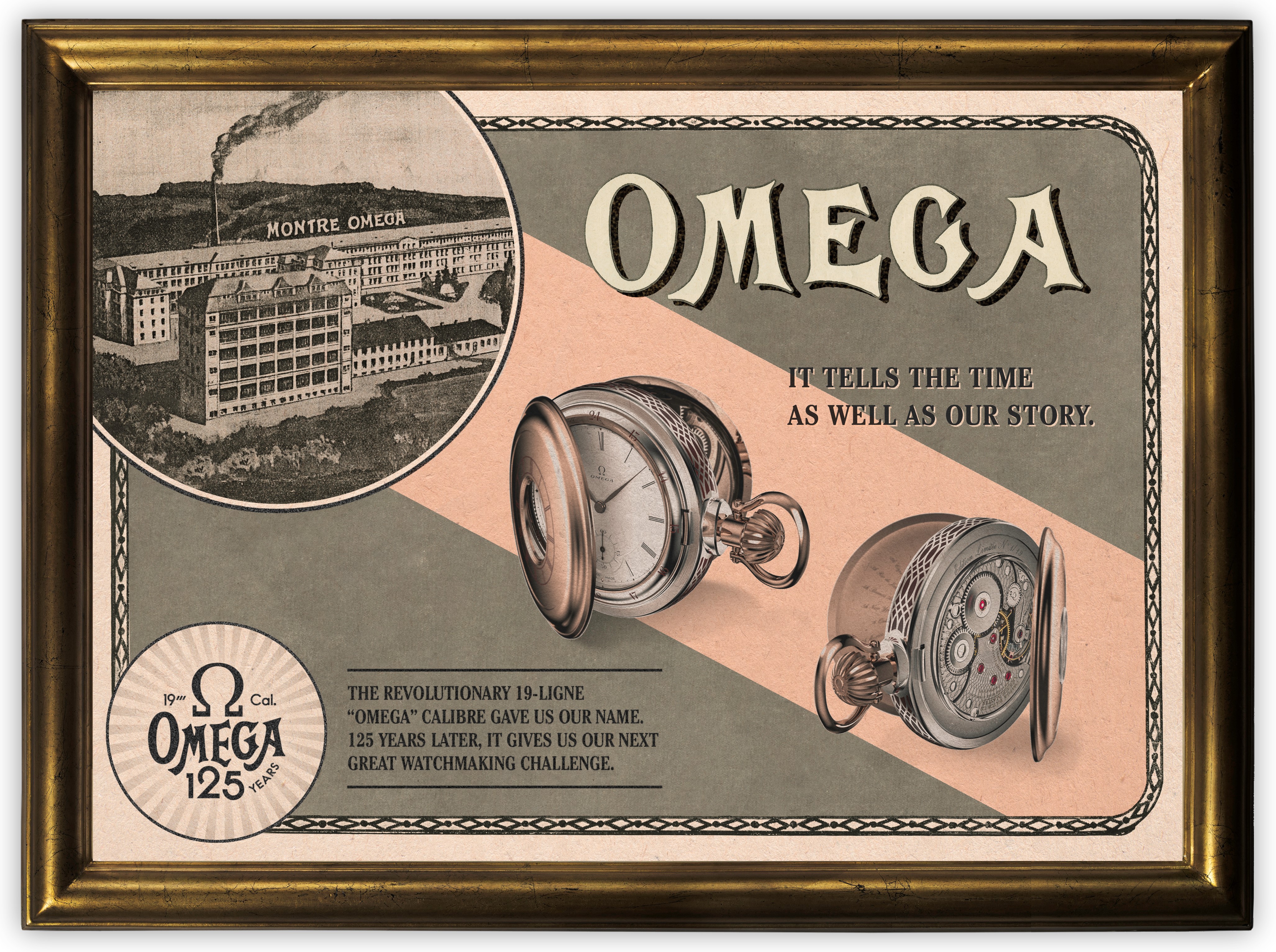 The Omega 19 Ligne Pocket Watch Caliber 
