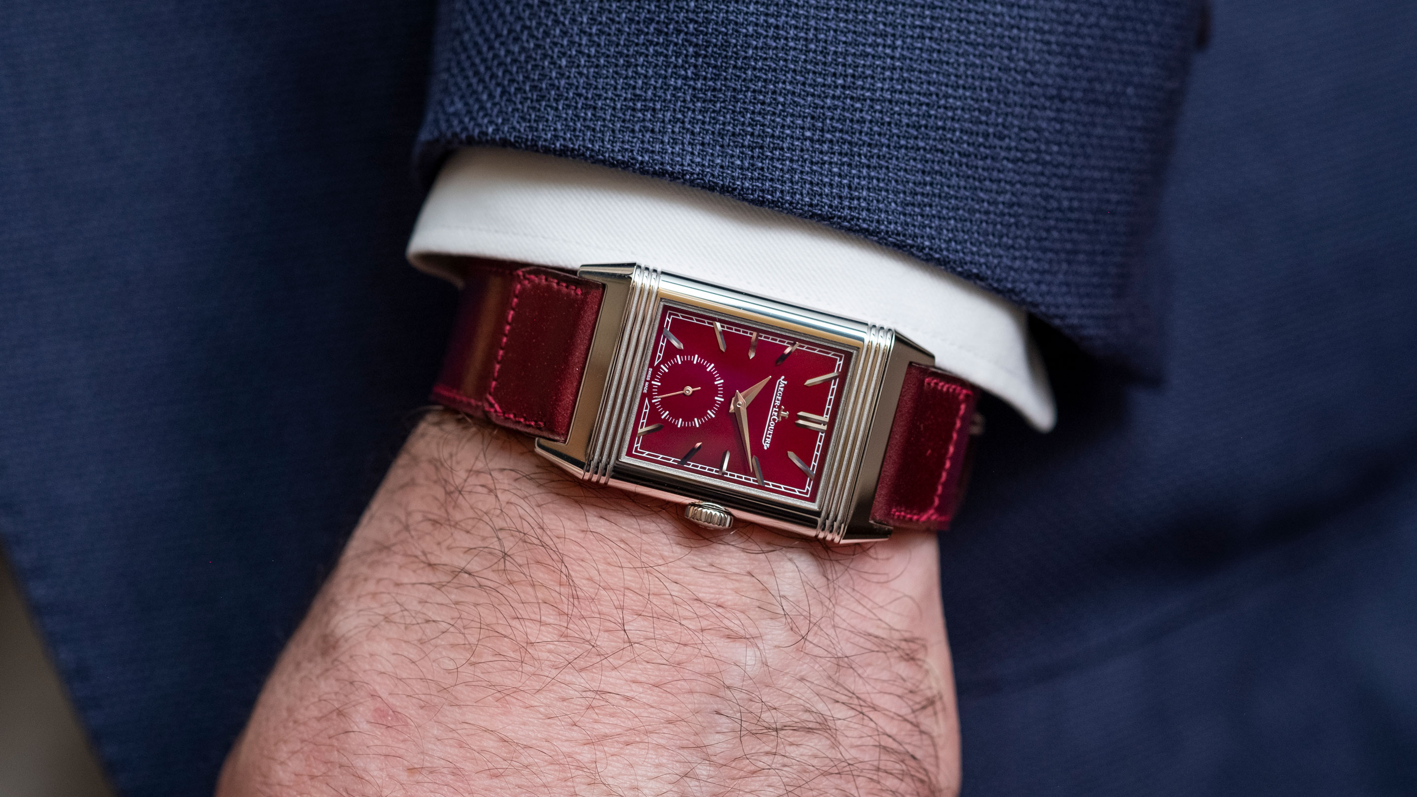 Jlc reverso 2024 tribute burgundy