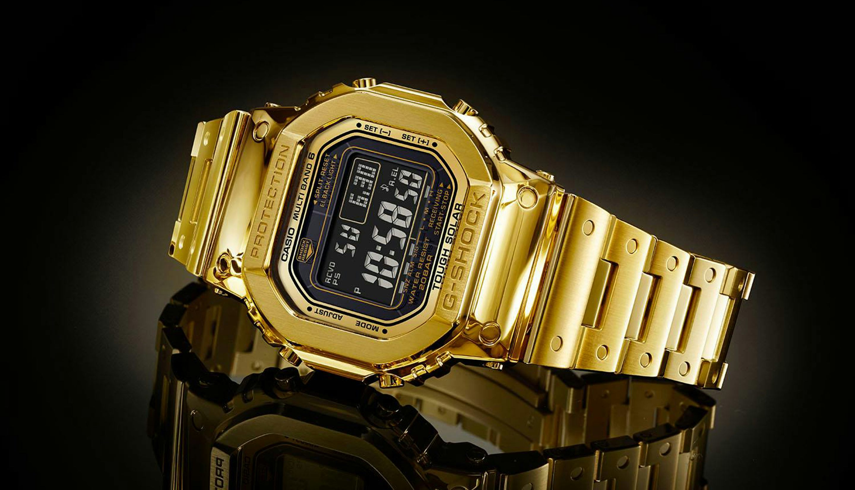 Just Because: The Solid 18 Karat Gold G-Shock 'Pure Gold' G-D5000-9Jr -  Hodinkee