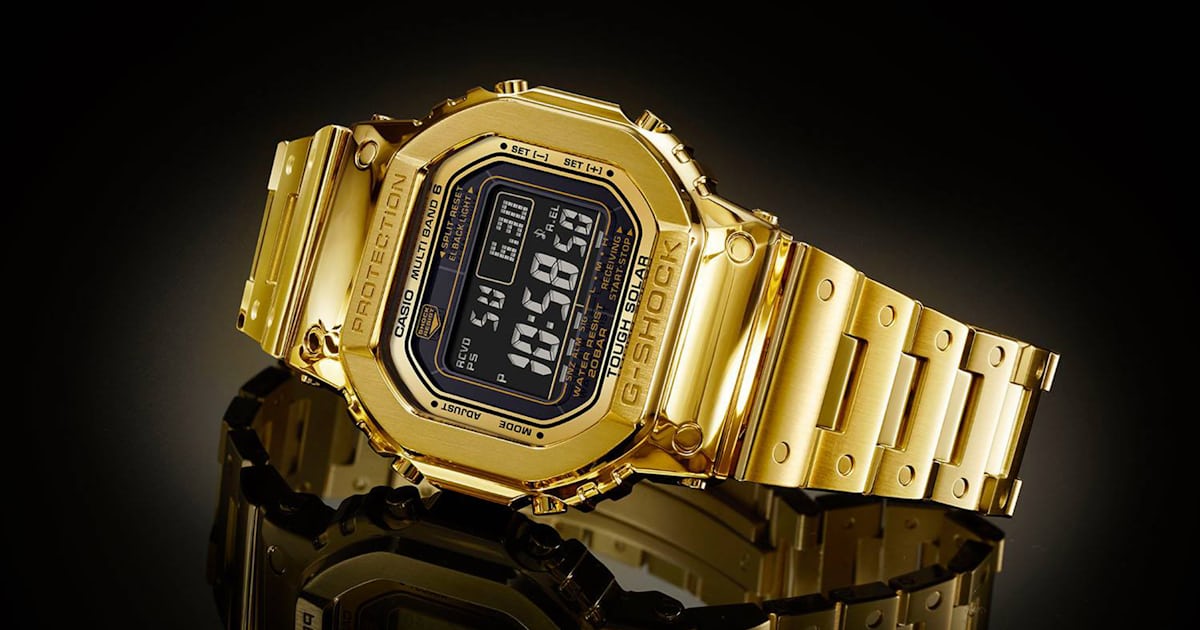 Just Because: The Solid 18 Karat Gold G-Shock 'Pure Gold' G ...