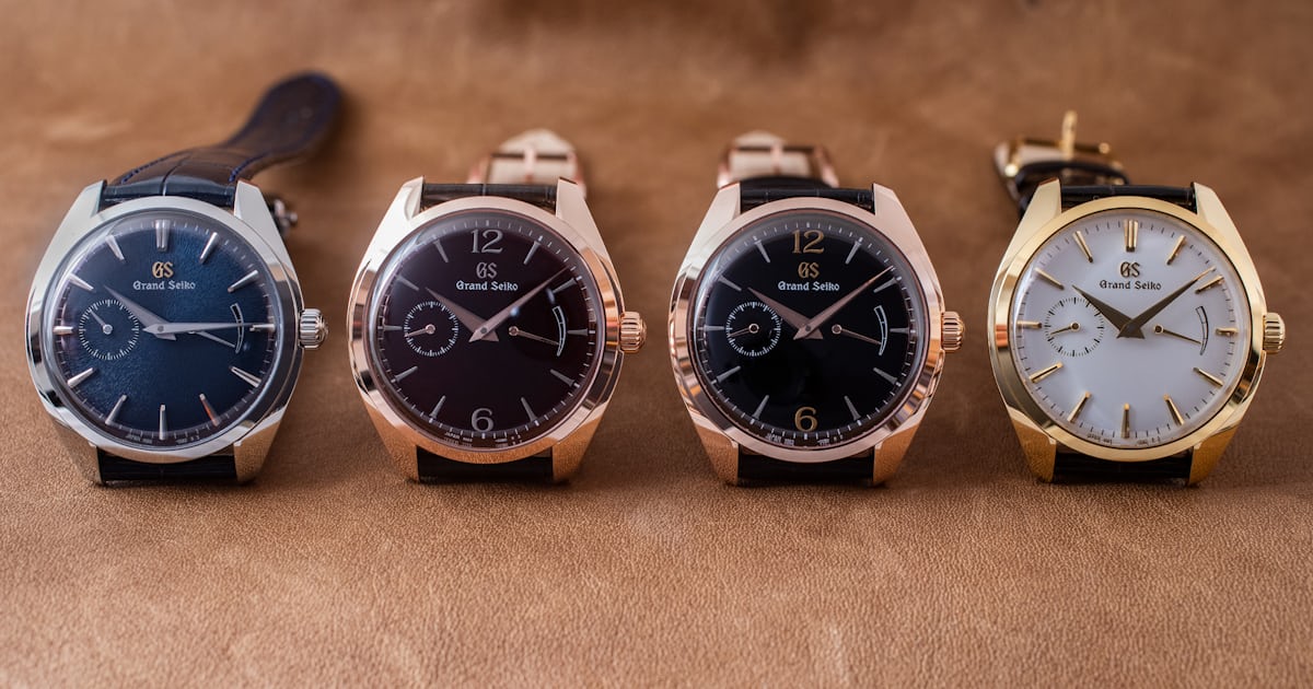 Hands-On: The Grand Seiko Elegance Collection 'Slim' Hand-Wound Limited  Editions - Hodinkee