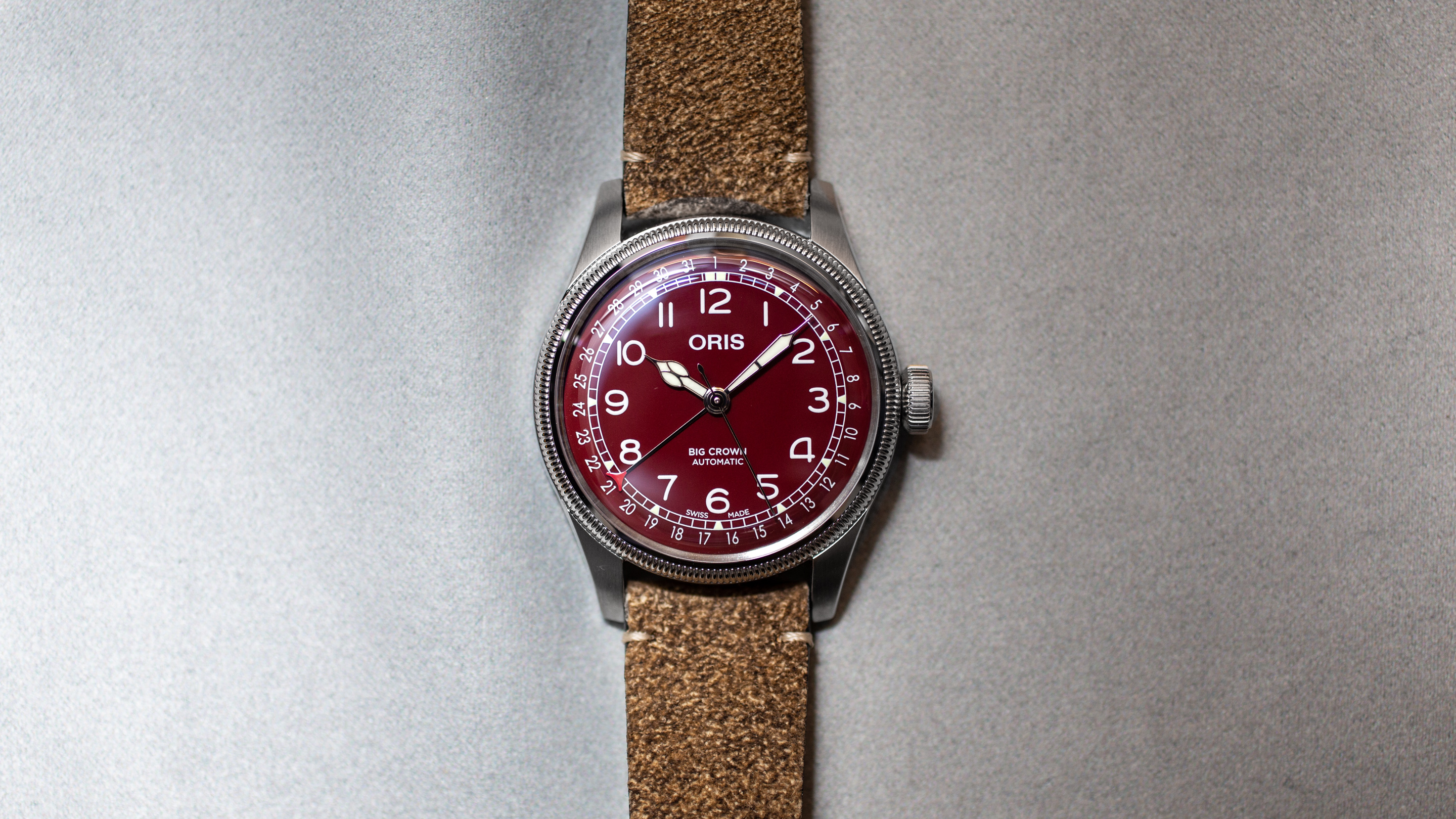 Hands-On: The Oris Big Crown Pointer Date With Red Dial - Hodinkee