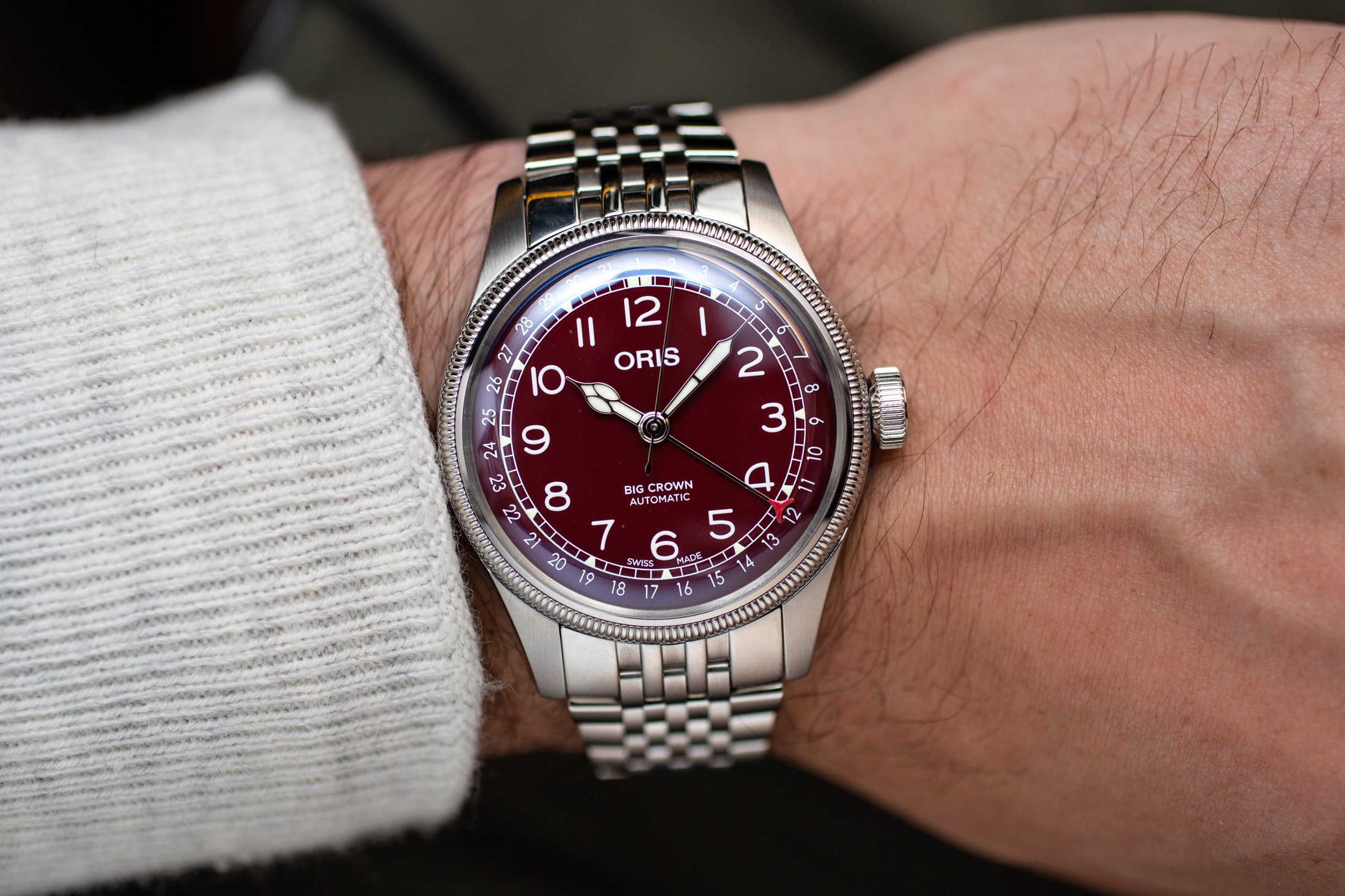 Oris oxblood new arrivals