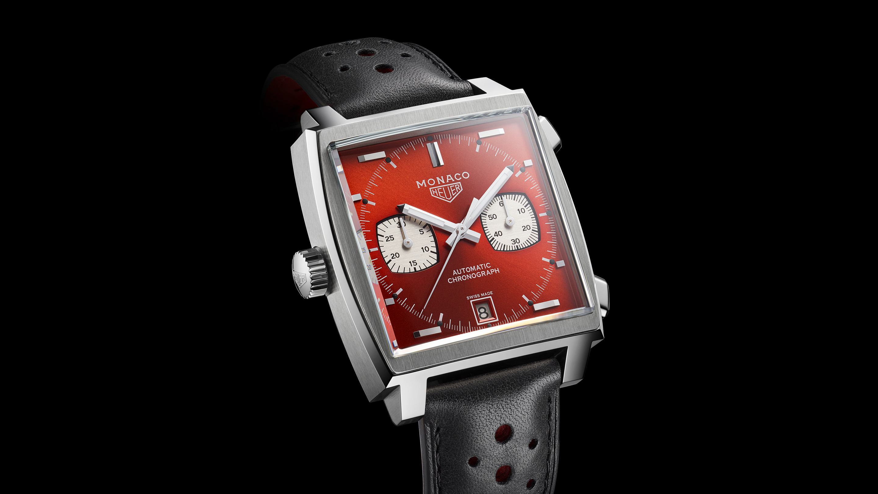 Red monaco tag heuer new arrivals