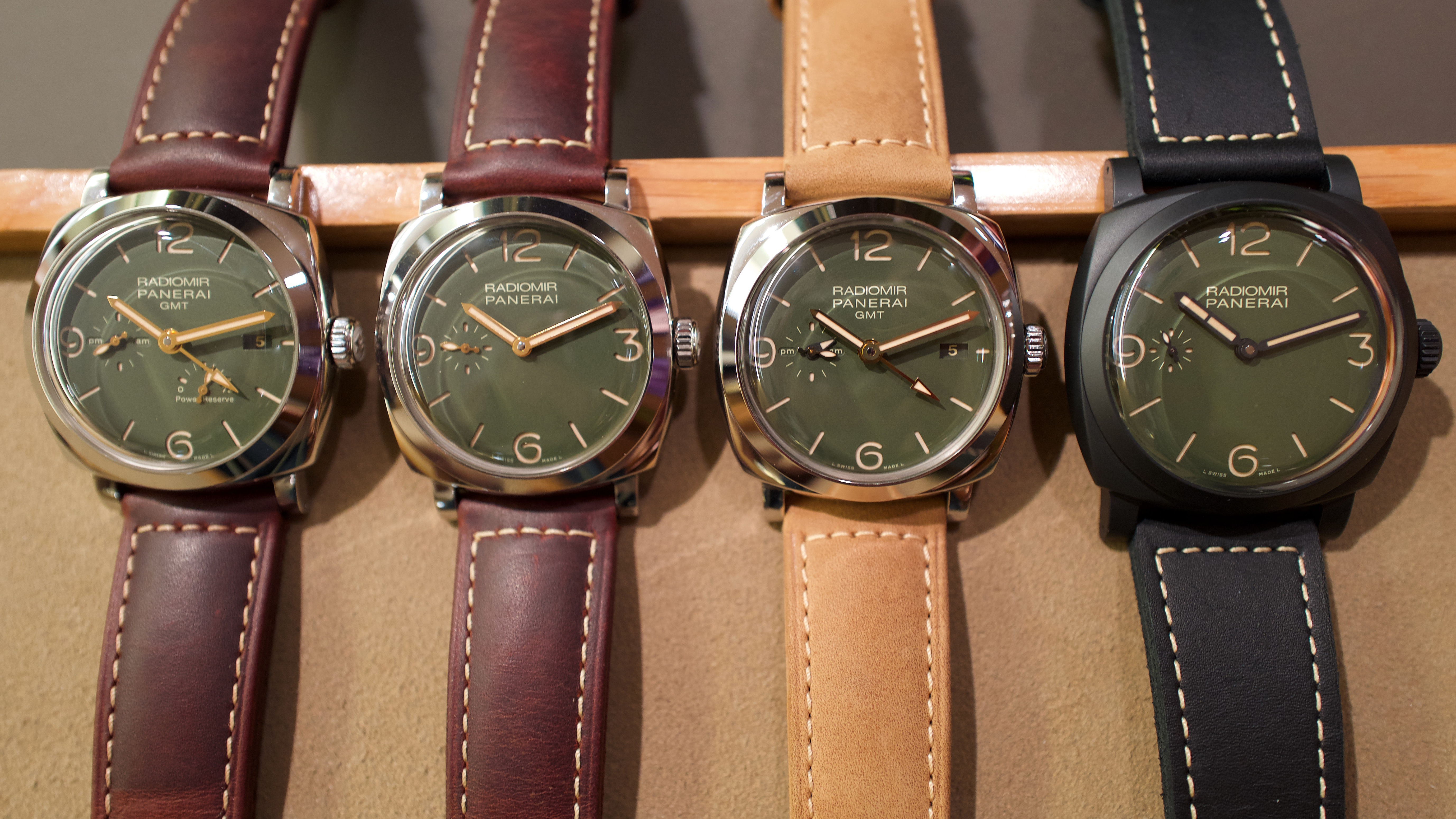 Introducing The Panerai Radiomir 1940 Collection With Matte Green Dials ( Live Pics and Pricing)