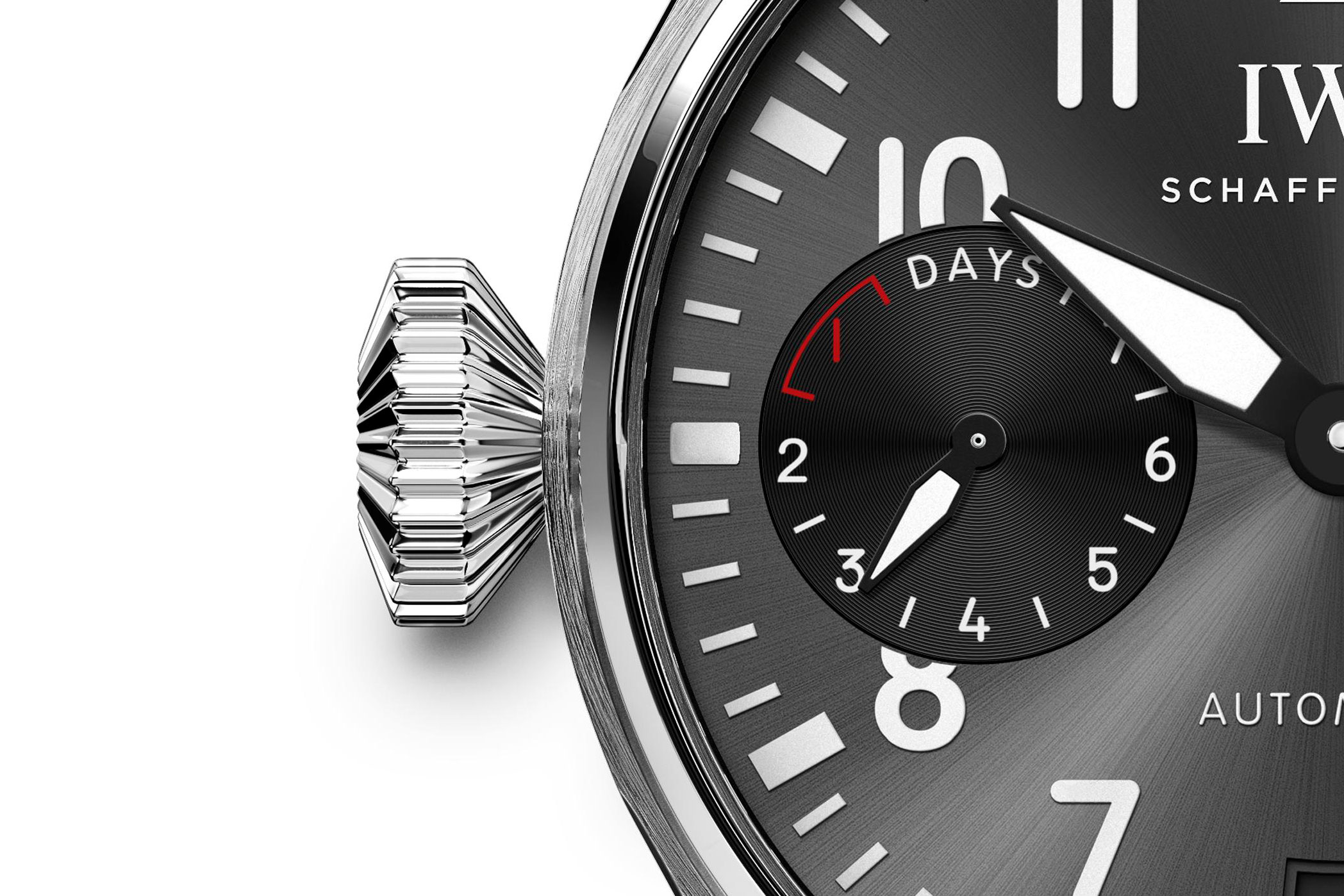 Iwc big 2025 pilot left hand