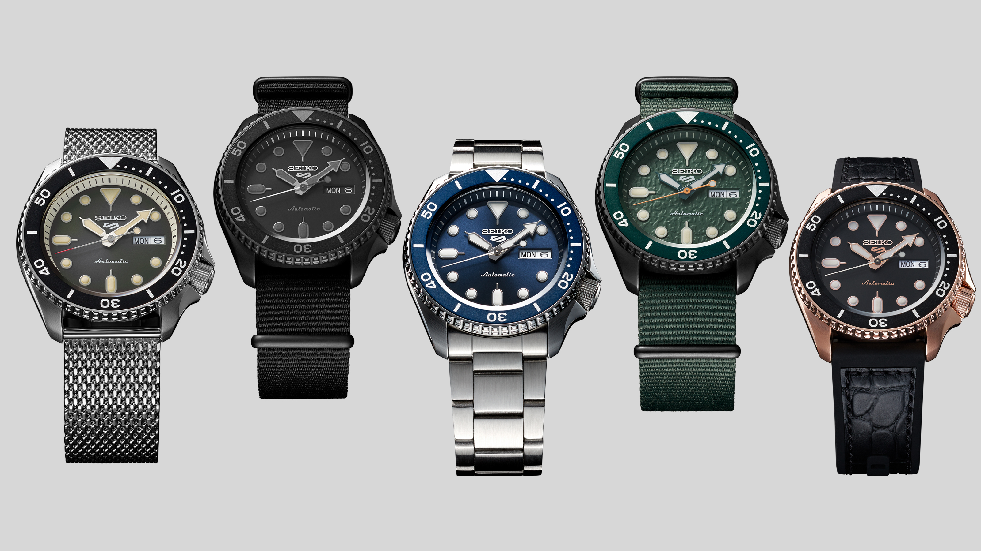 New Seiko 5 Sports Watches 
