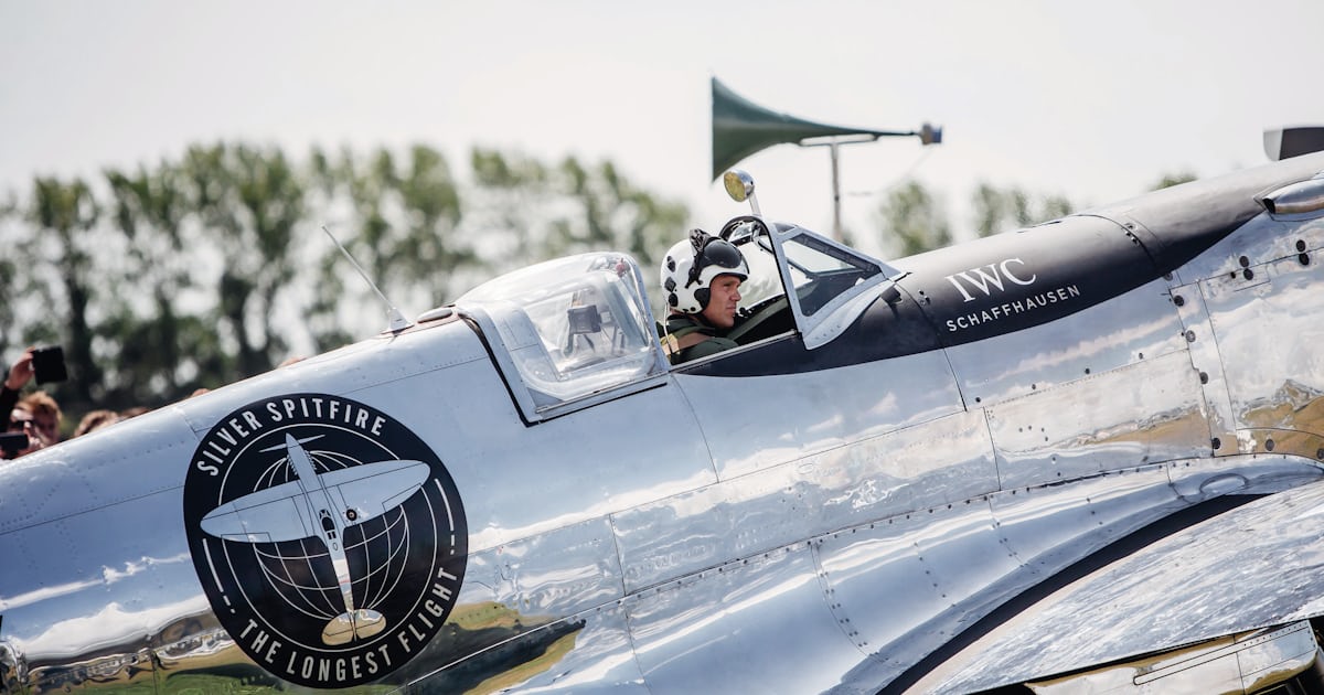 Dispatches: The IWC Silver Spitfire Embarks On 'The Longest Flight' -  Hodinkee