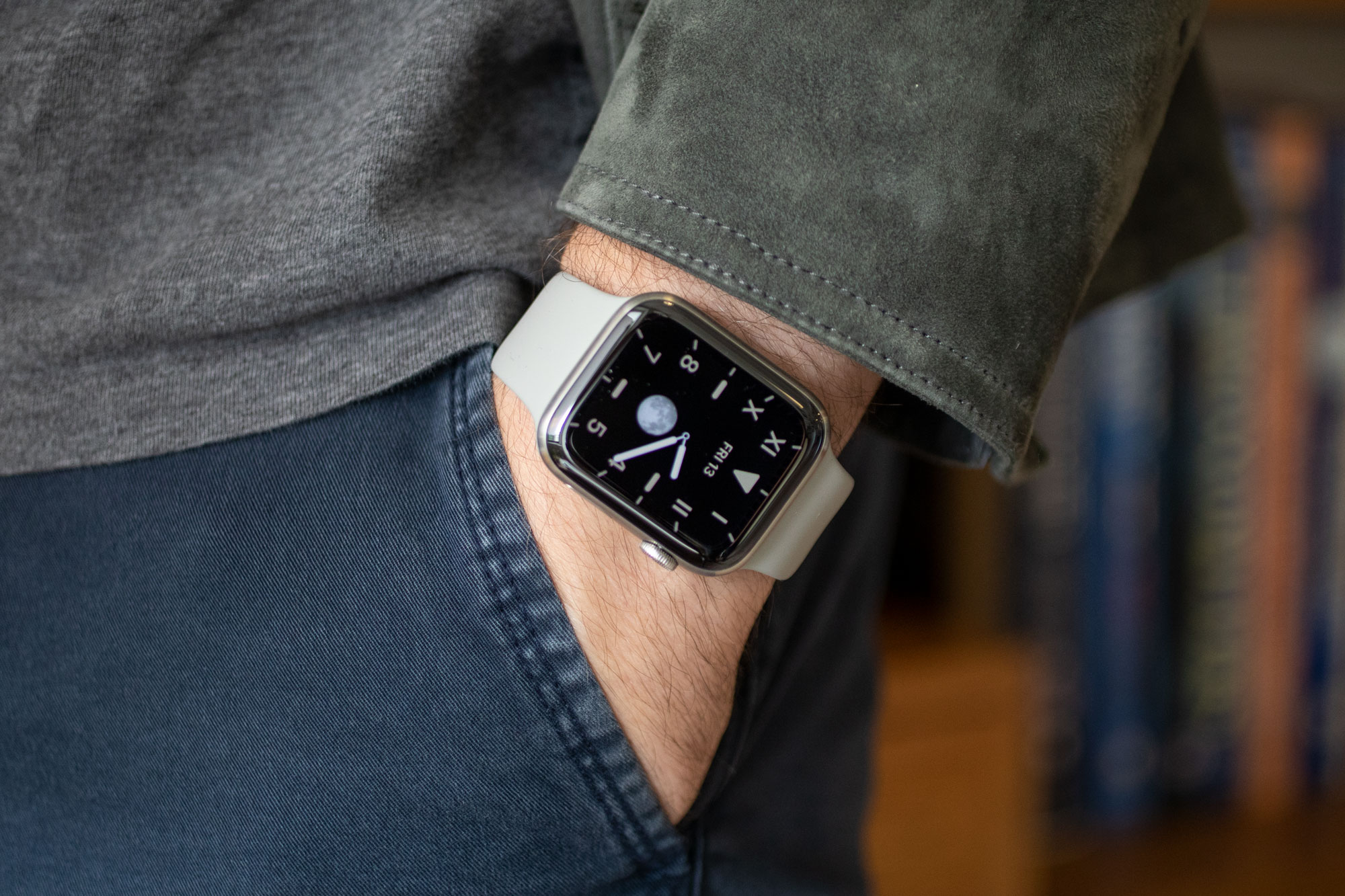 hermes apple watch on wrist