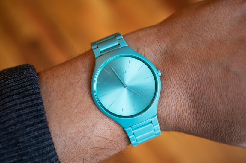 Hands-On: The Rado True Thinline Les Couleurs Le Corbusier - HODINKEE