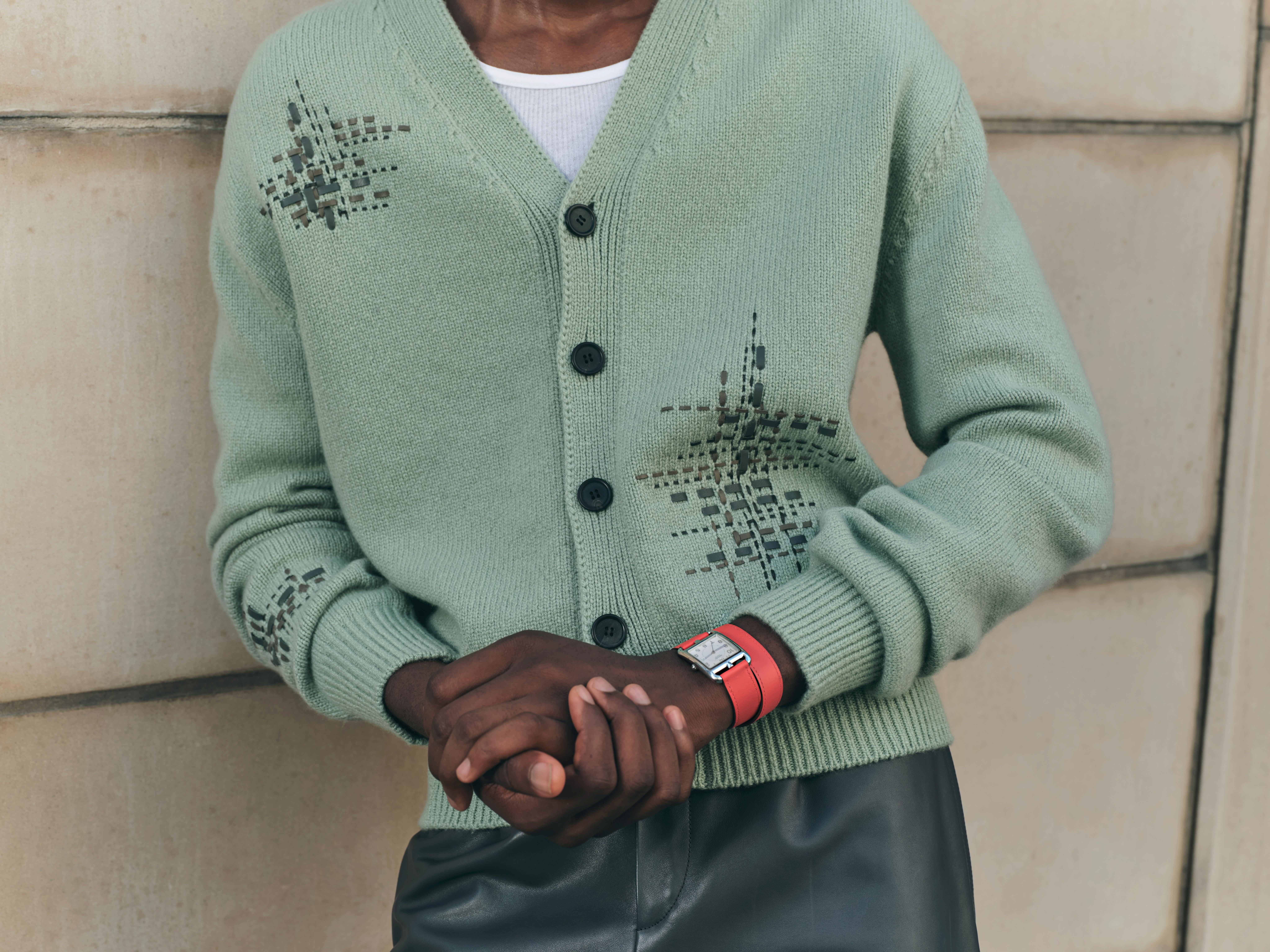 Hermes watch on model 