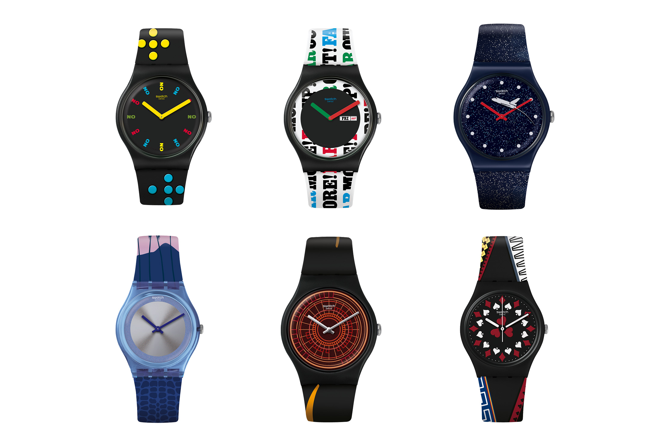 james bond swatch watch collection