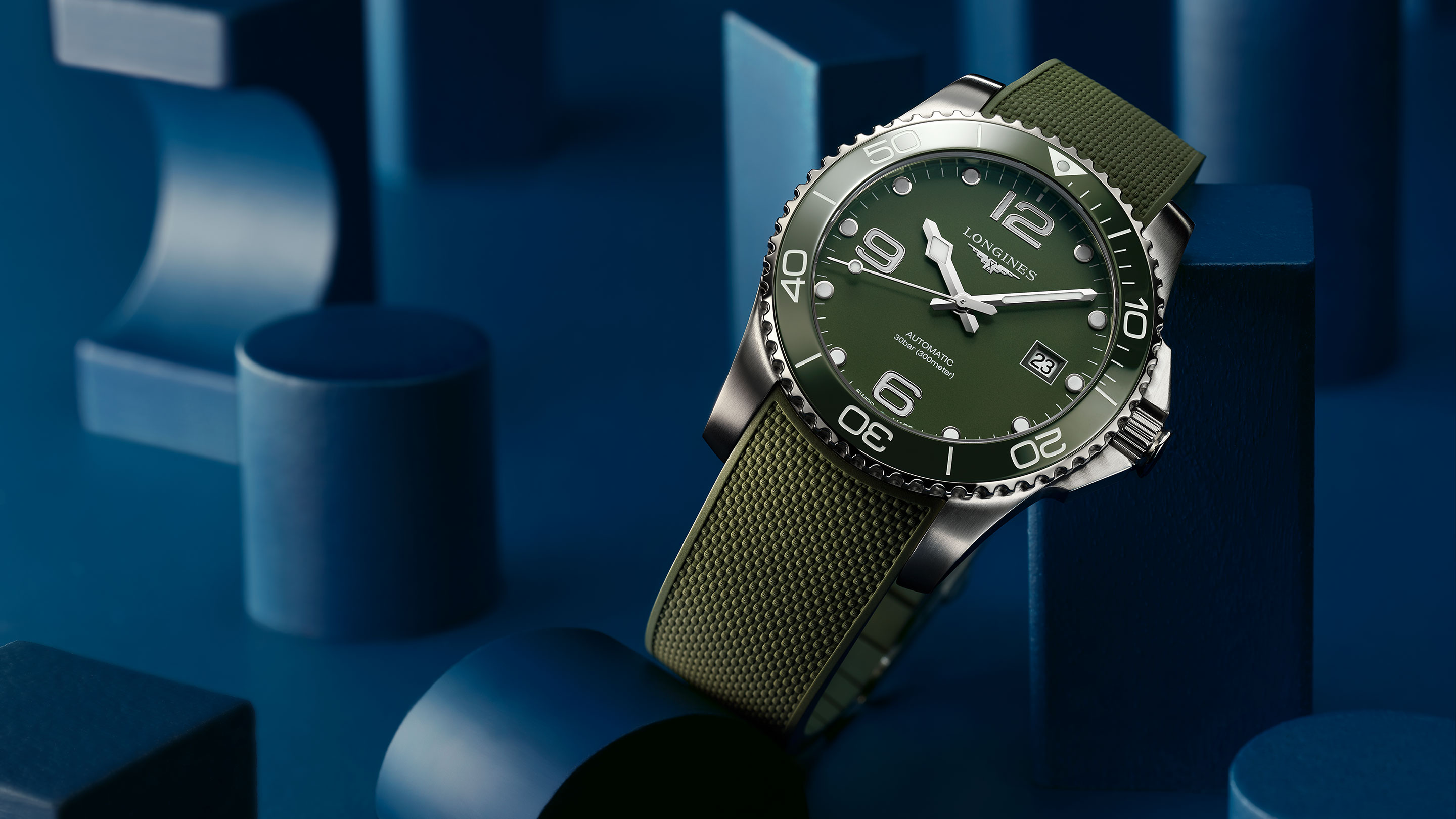 Introducing The Longines Hydroconquest In Green Hodinkee