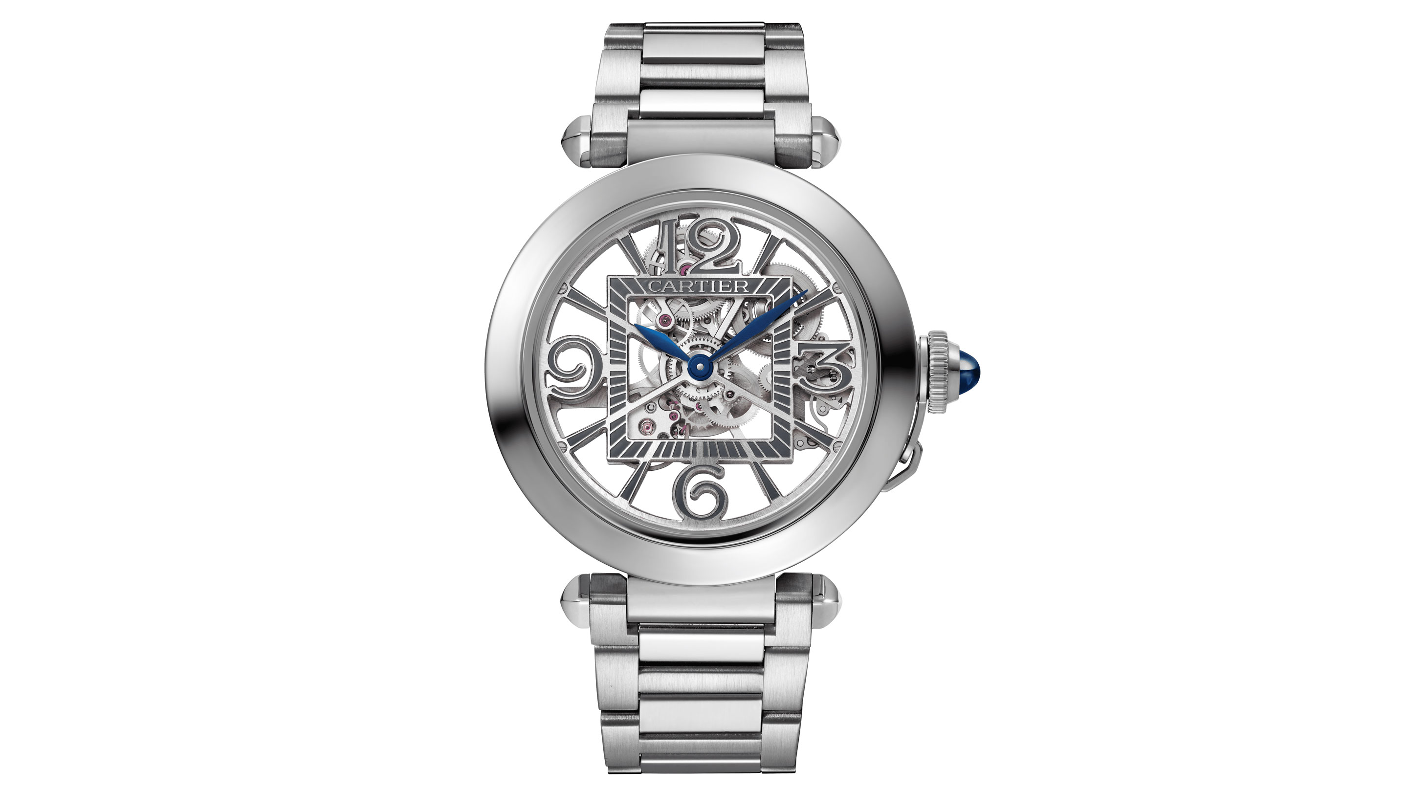 cartier pasha stainless steel