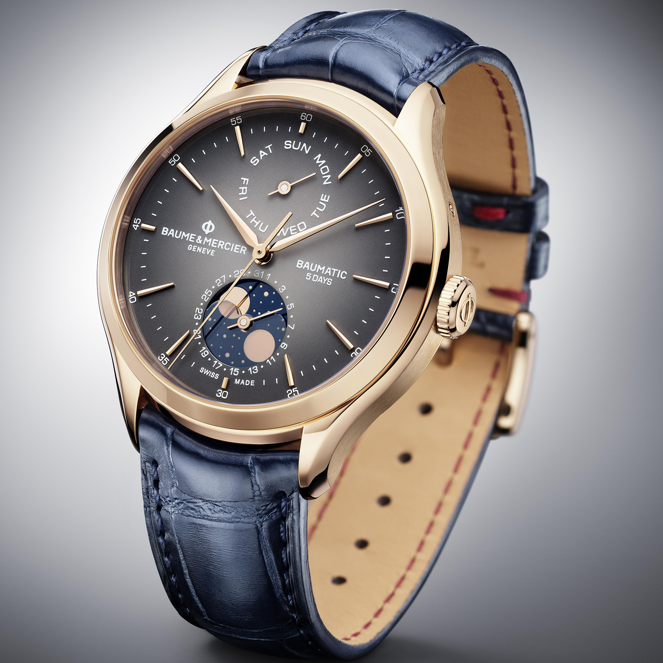 baume and mercier baumatic moonphase