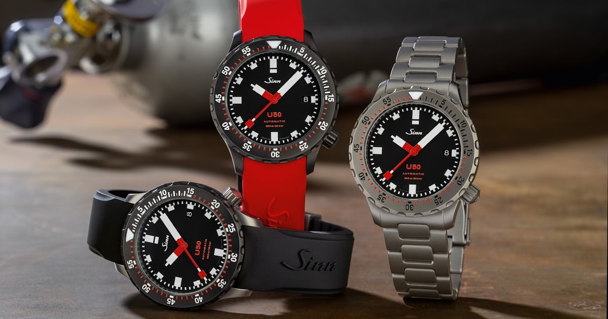 Introducing: The Sinn U50, U50 SDR, And U50 S Dive Watches - Hodinkee