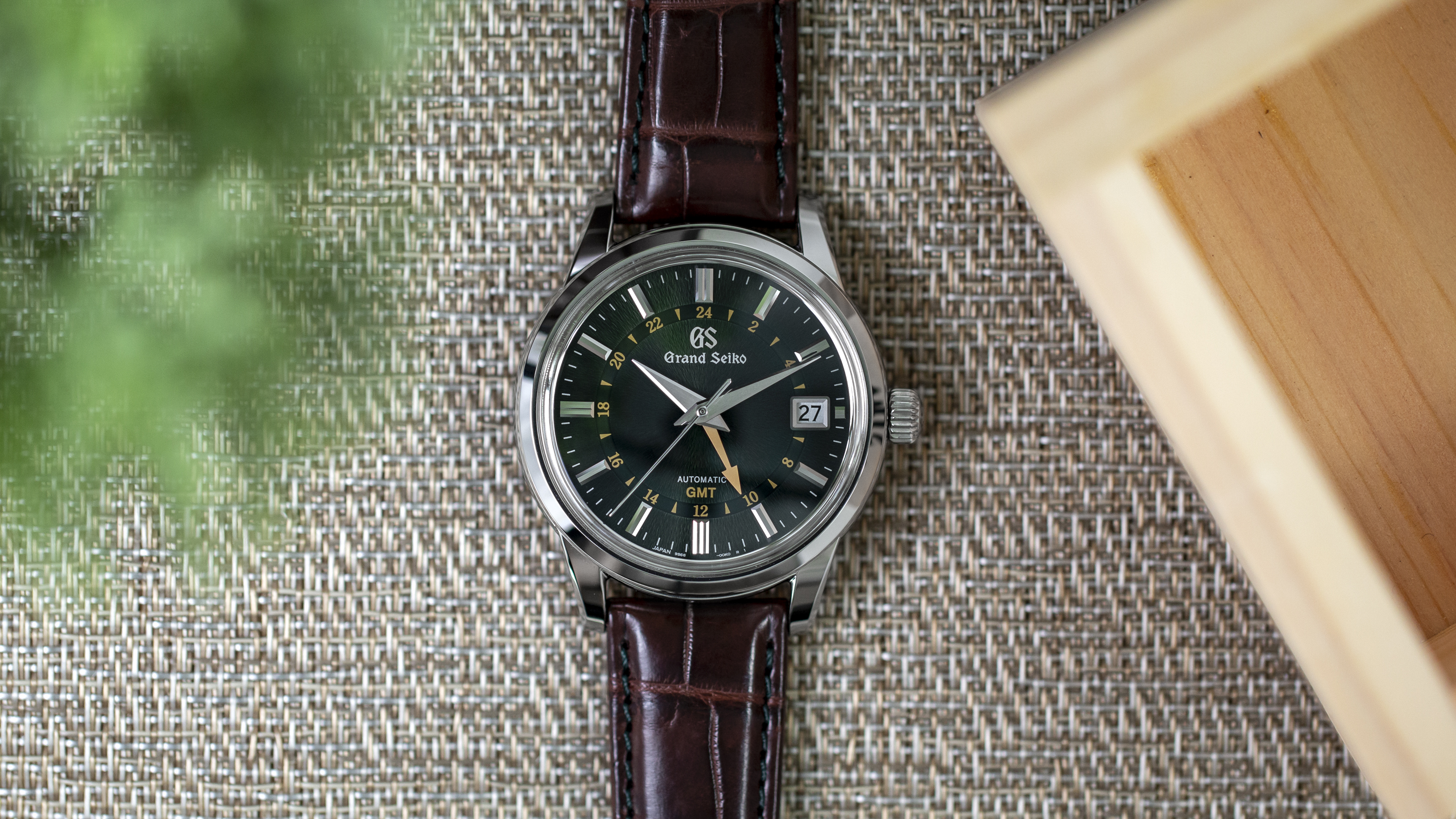 Grand seiko green online gmt