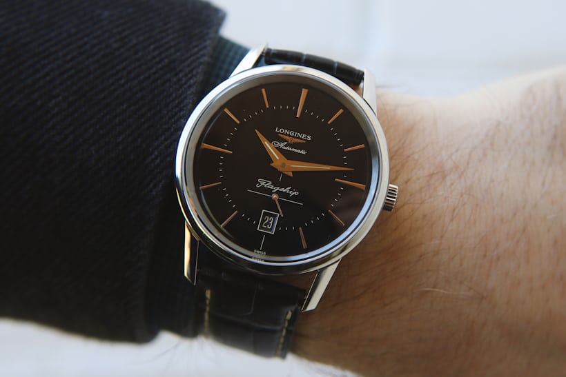 Introducing: The Longines Flagship Heritage Black Dial (With Live Pics ...