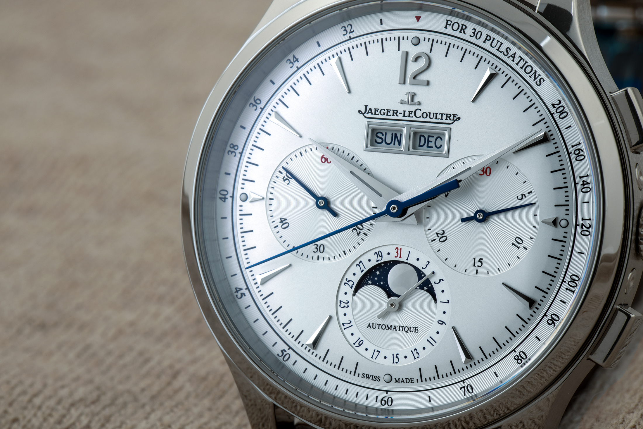 Introducing Jaeger LeCoultre Master Control Chronograph Calendar Gold