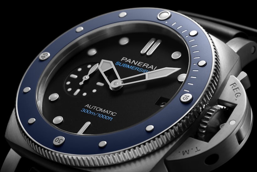 introducing the panerai submersible azzurro 42mm limited edition hodinkee the panerai submersible azzurro 42mm