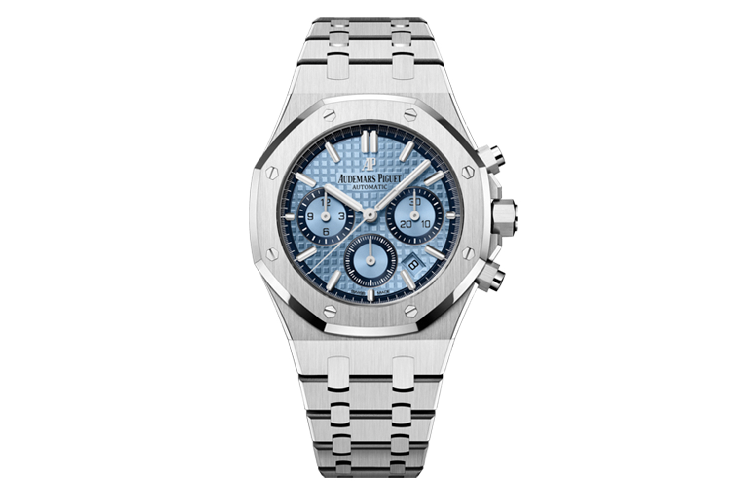 ap blue dial chrono