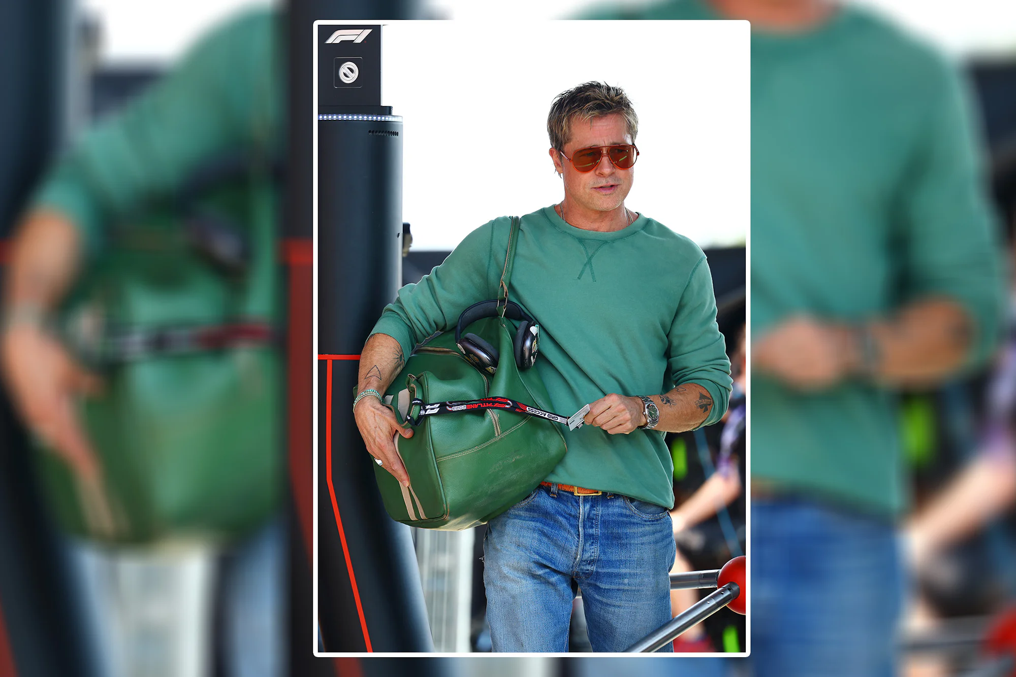 brad pitt F1 IWC watch