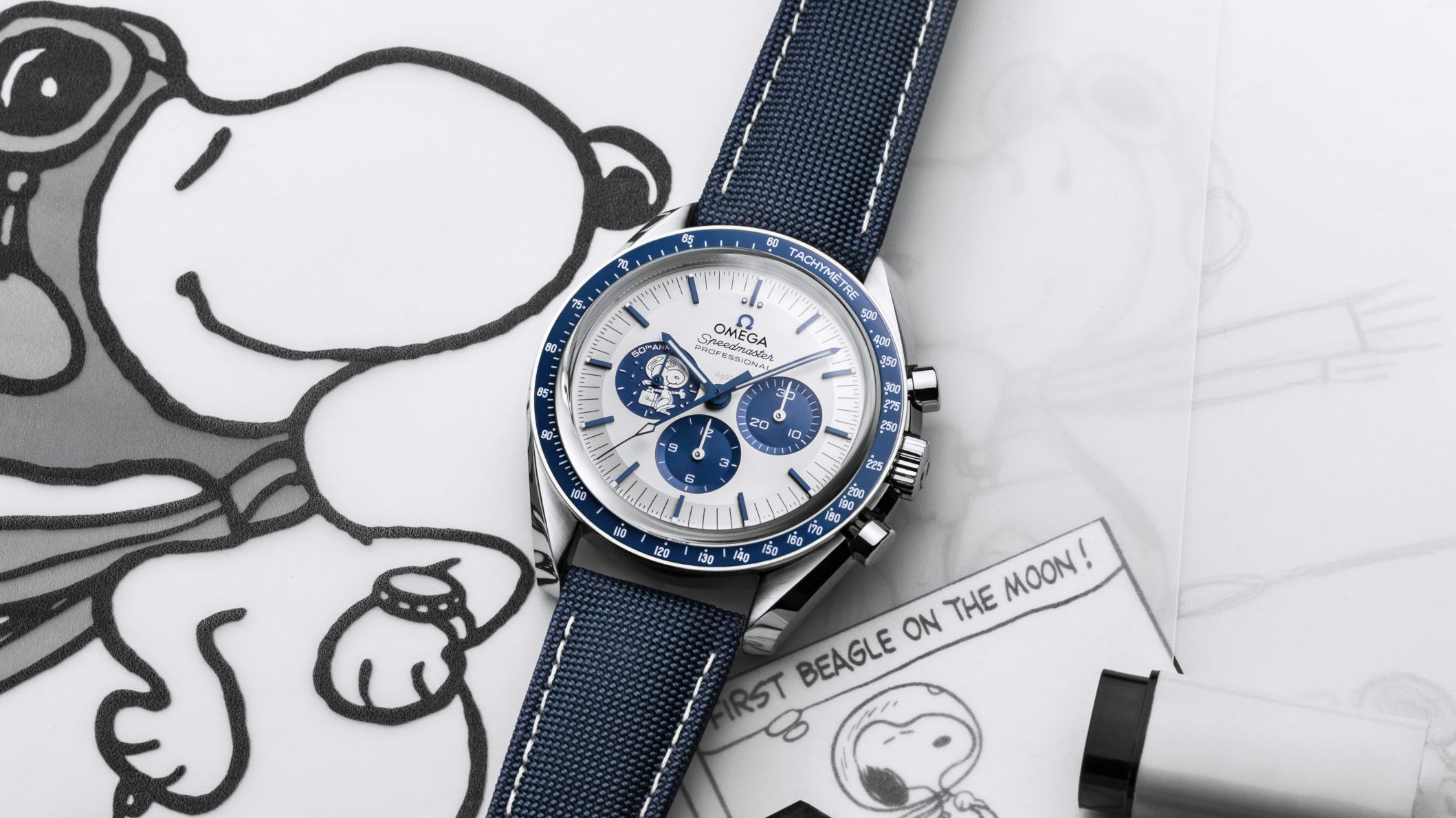The Omega Speedmaster Silver Snoopy 50th Anniversary: editorial commentary  with full release 
