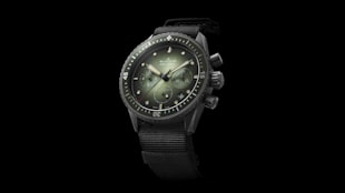 The Blancpain Fifty Fathoms Bathyscaphe Chronograph Flyback In Green