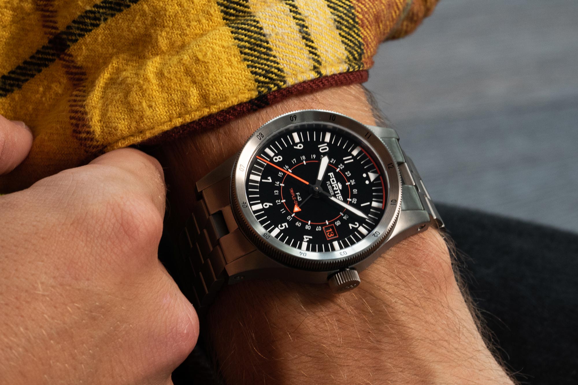 Introducing: The Fortis Flieger F-43 Triple-GMT - HODINKEE