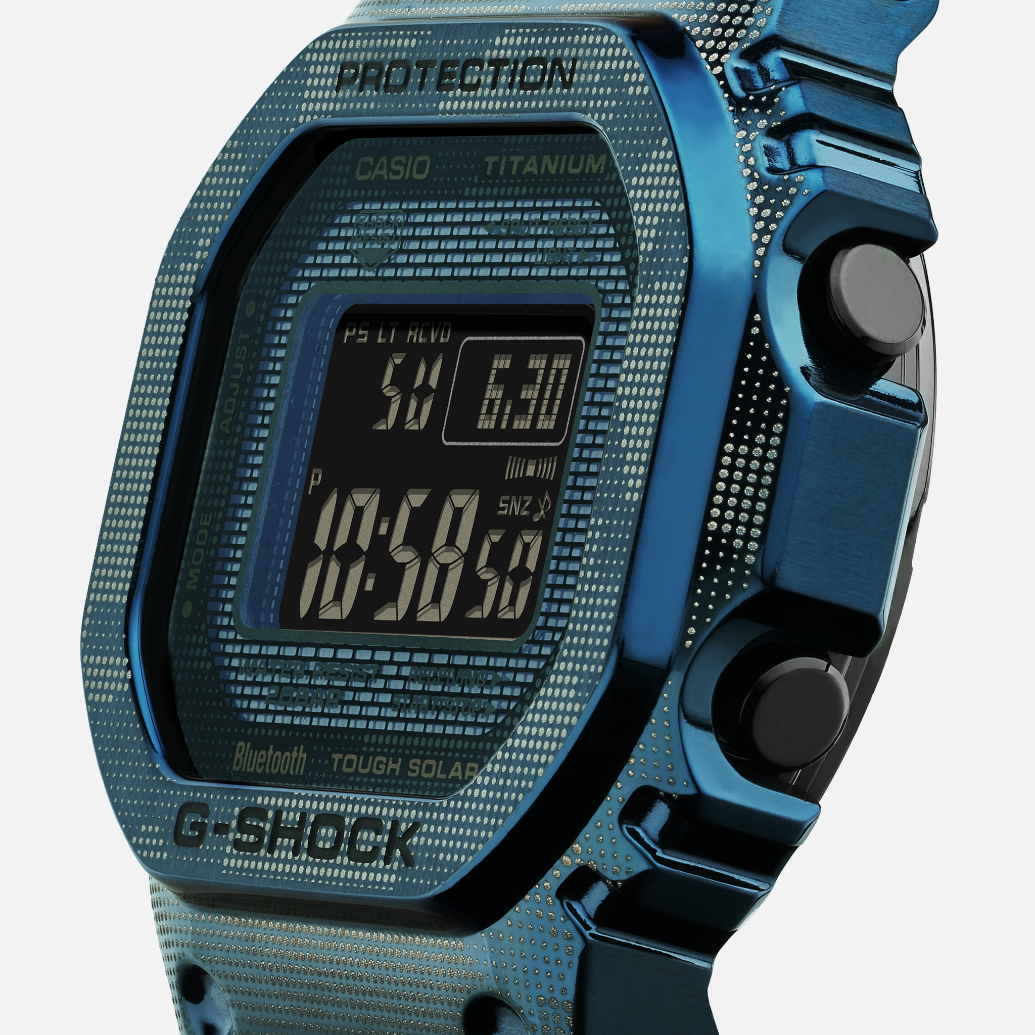 G shock titanium blue sale