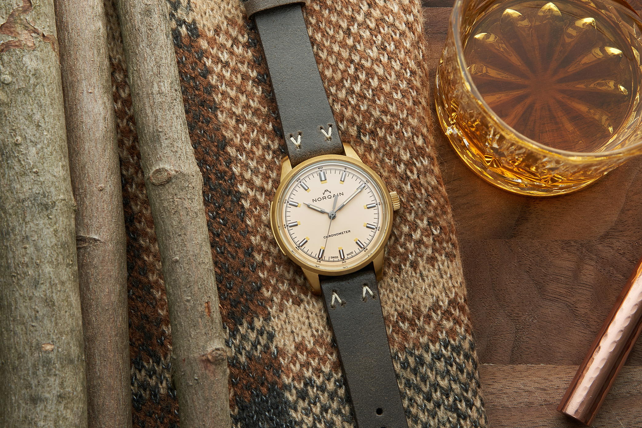 In The Shop: The NORQAIN Freedom 60 39mm Bronze And Stainless