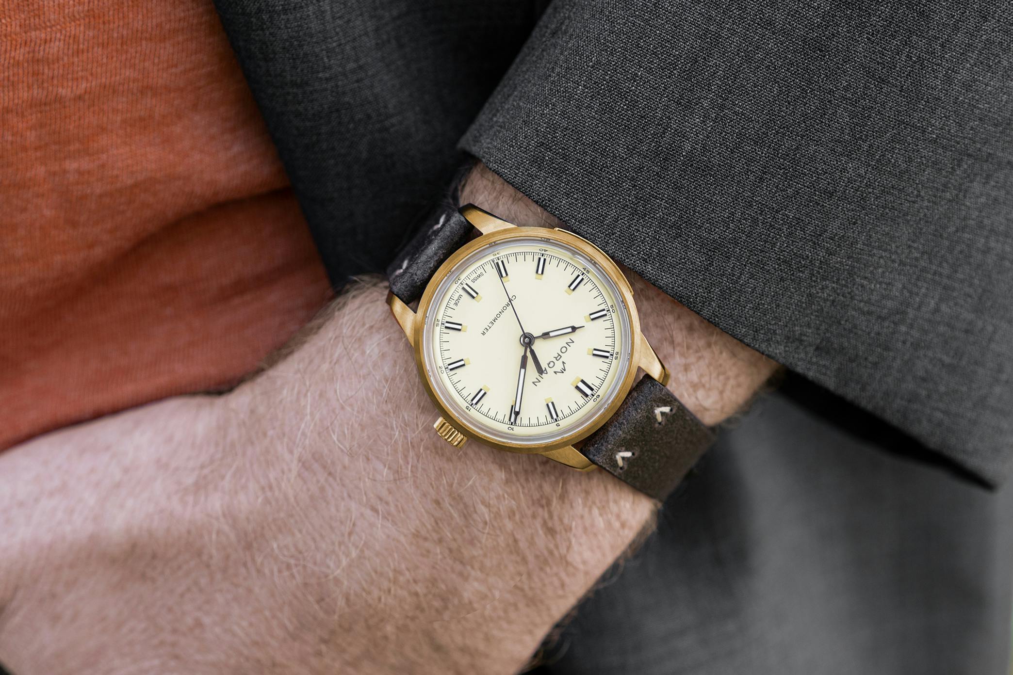 In The Shop: The NORQAIN Freedom 60 39mm Bronze And Stainless