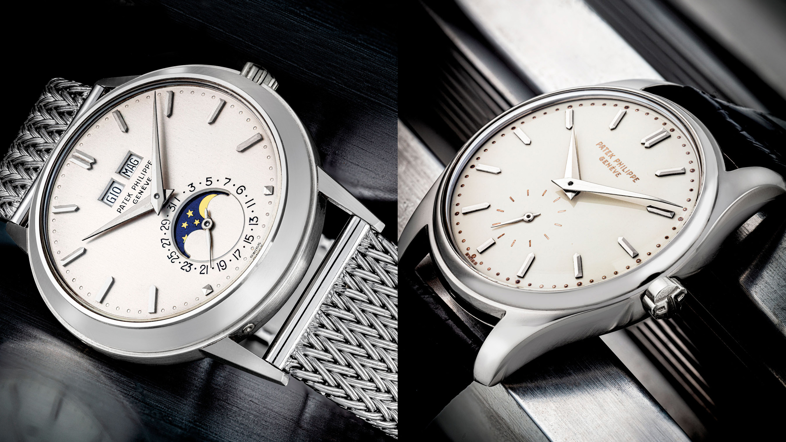 Auctions One Sale Two White Gold Pateks The 2526 And 3448 At Christie s Hodinkee