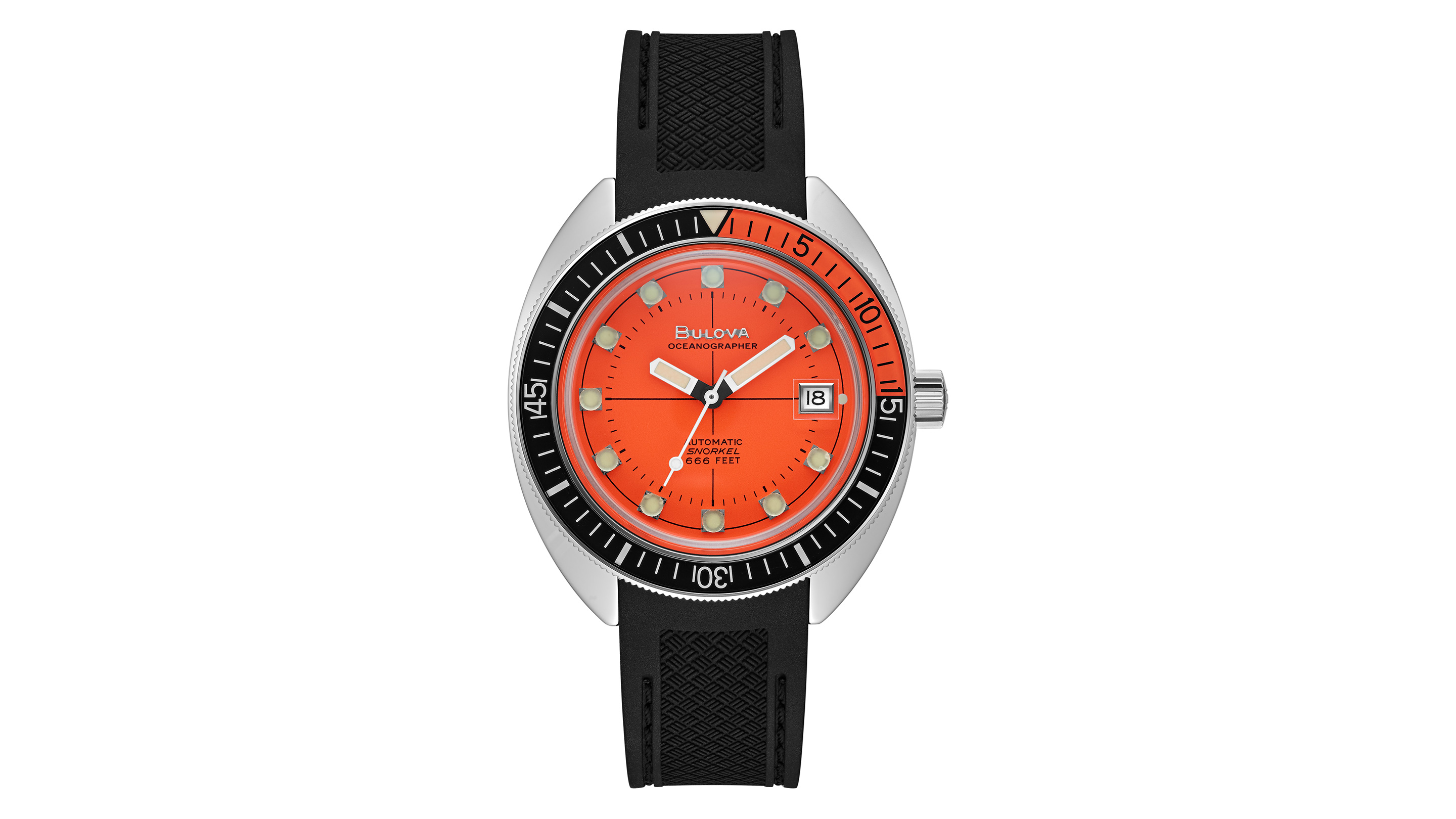 orange dive watch