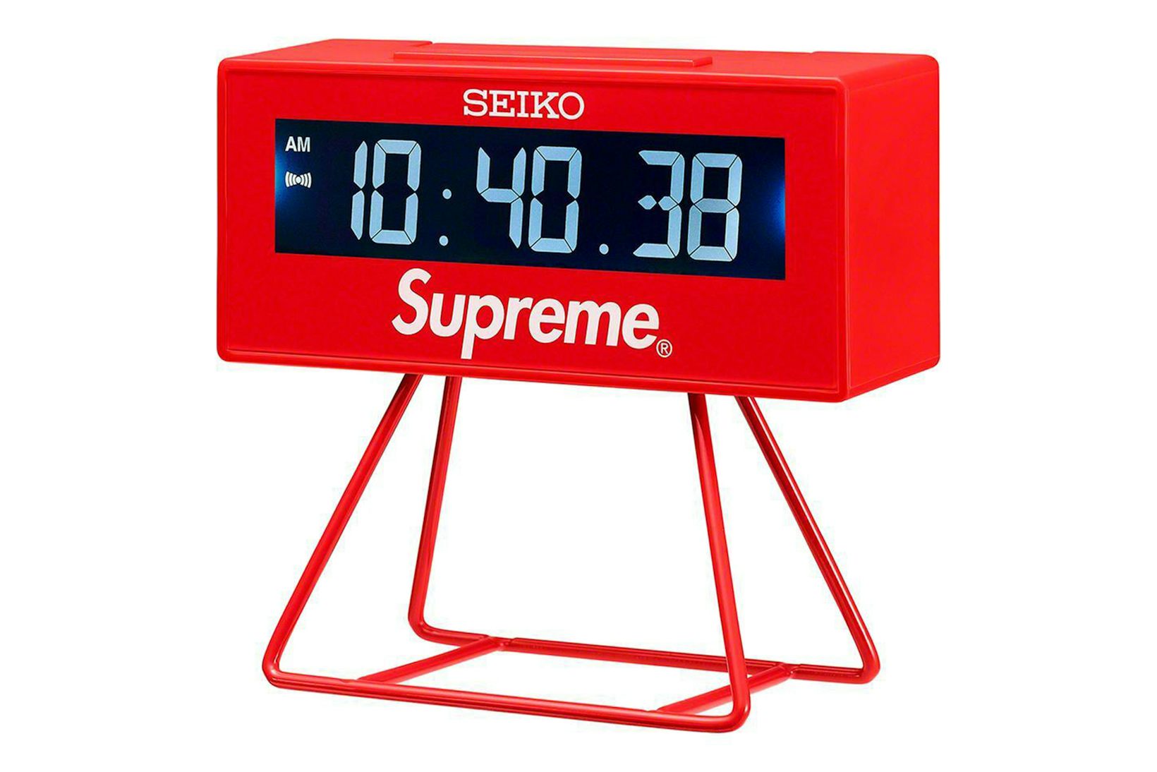 Just Because: Seiko Made A Marathon Clock With Supreme - HODINKEE