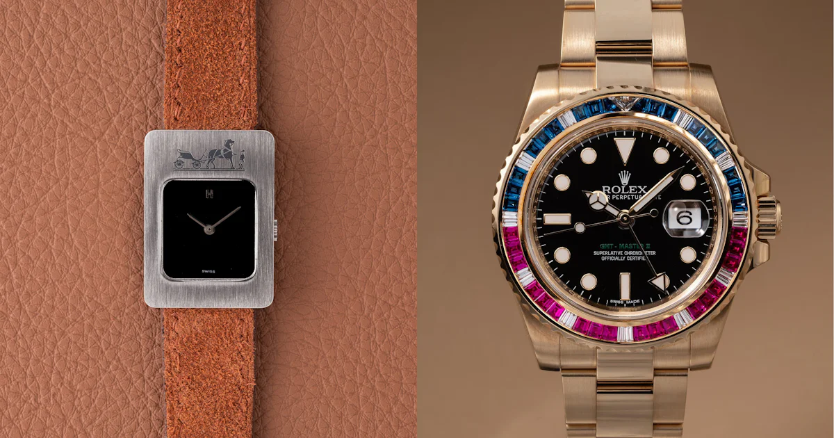 Bring a Loupe: An Hermès Caleche, A Chromed Angelus, And A Rolex SARU