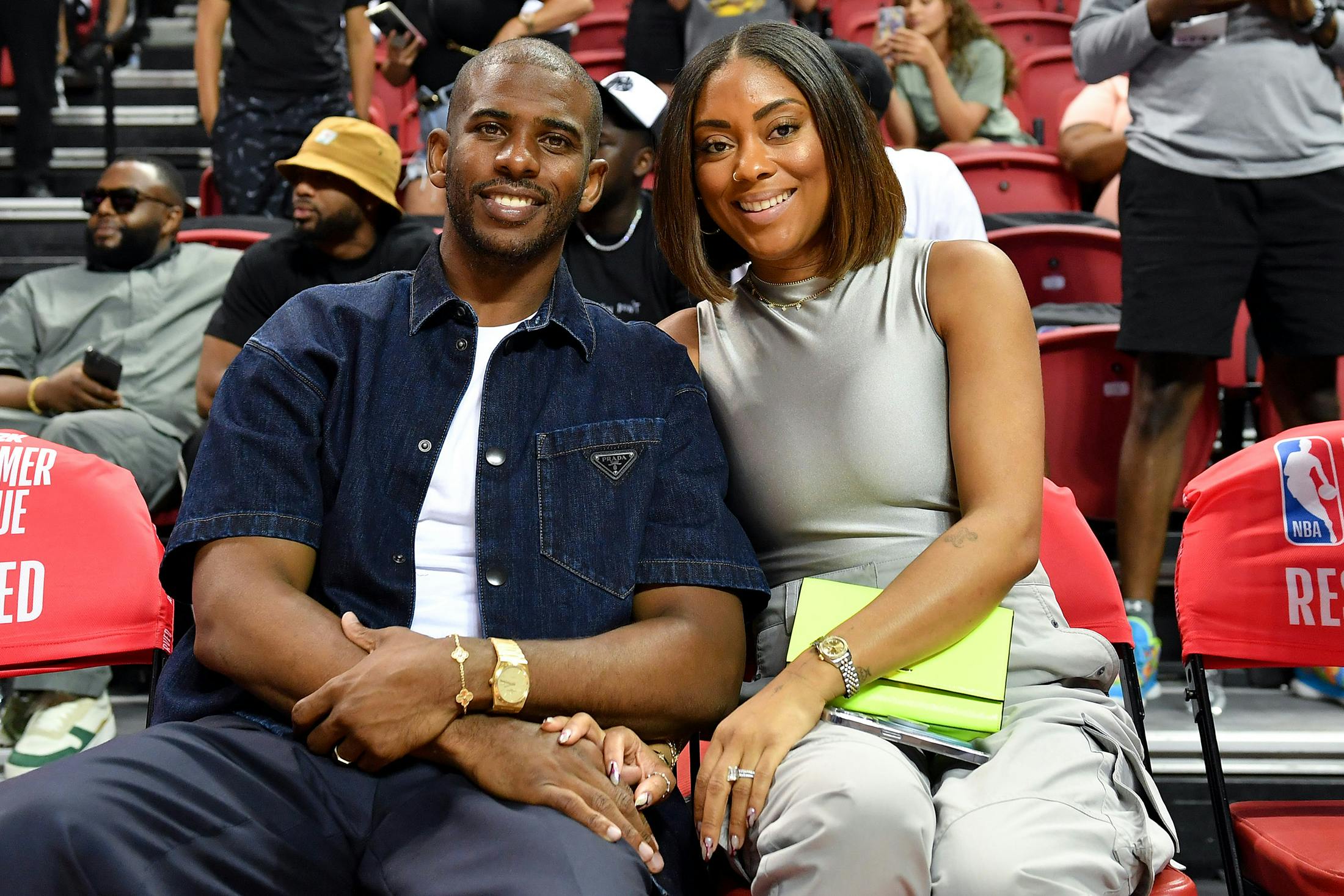 Chris Paul and Jada Crawley