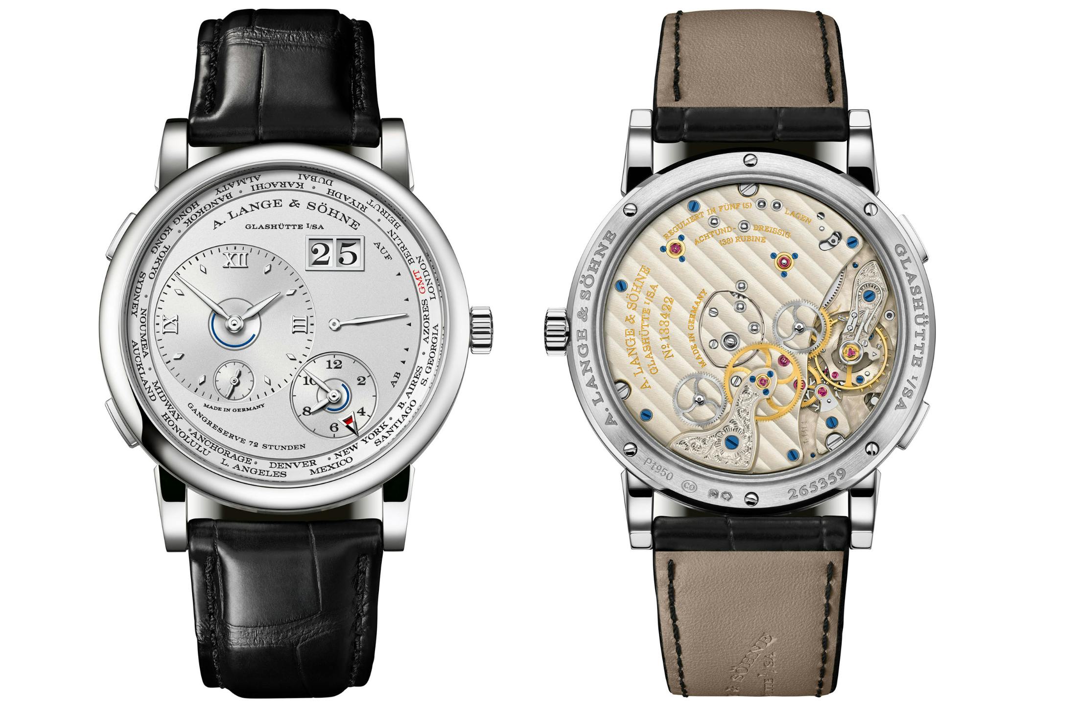 lange 1 time zone platinum 