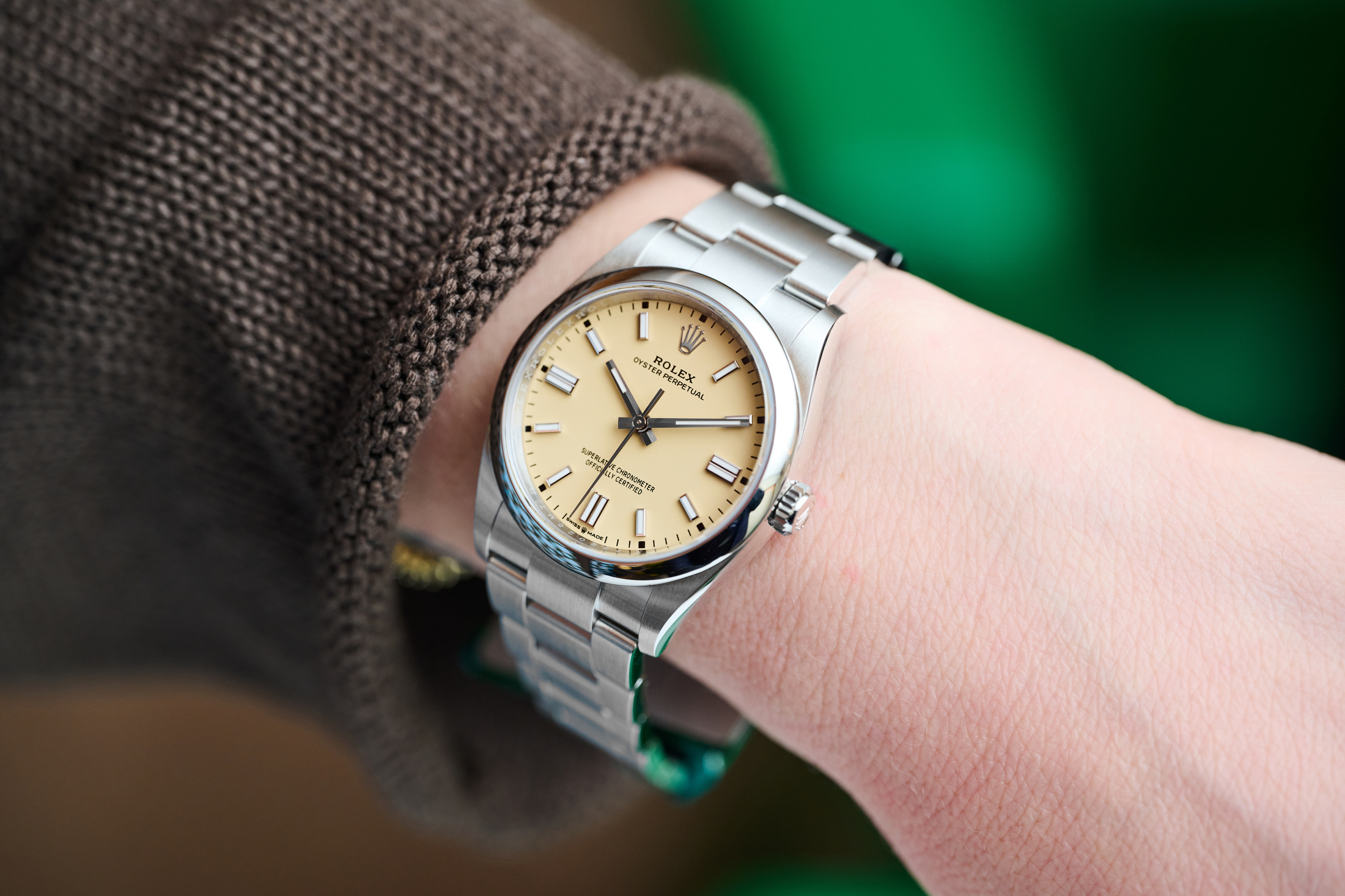 Rolex OP 36mm beige 