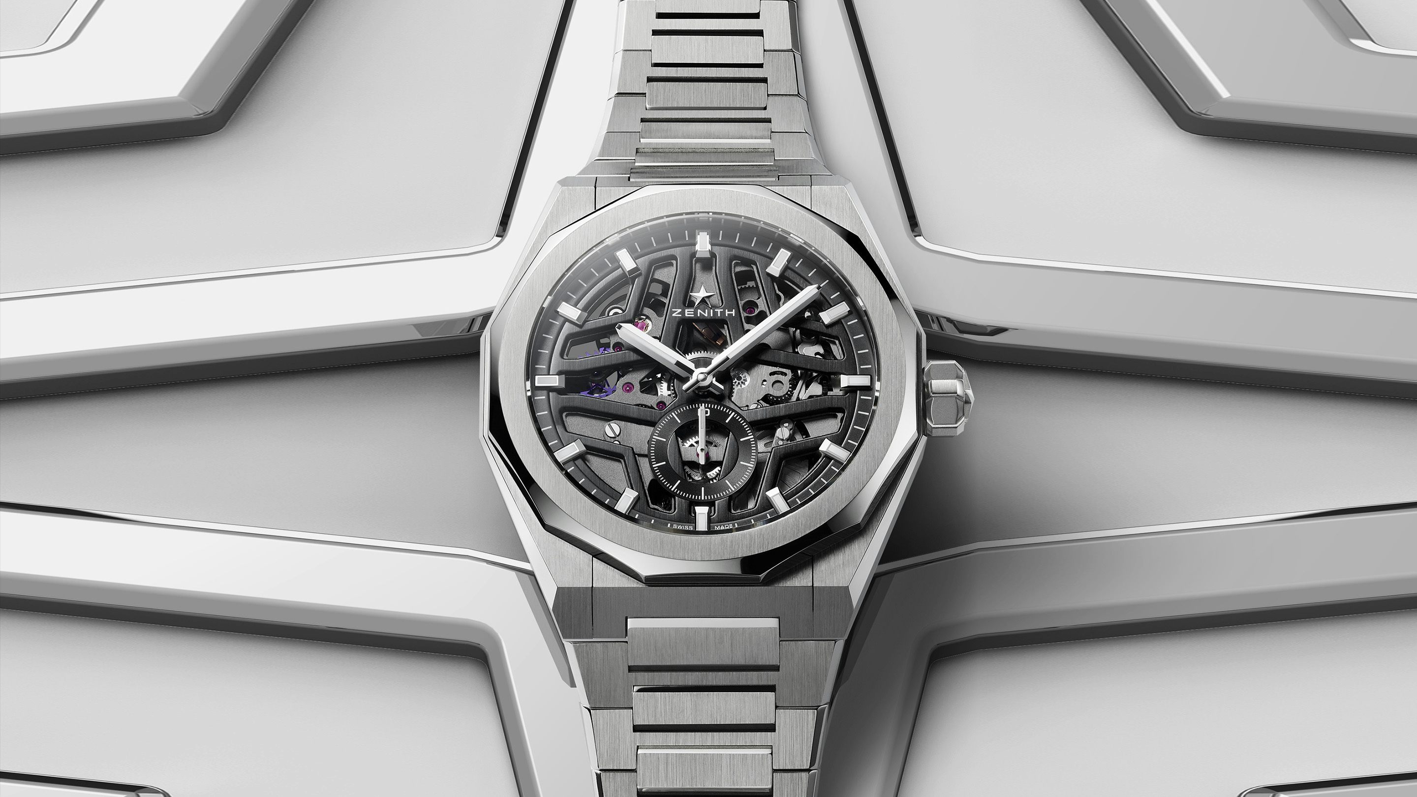 Hands on 36mm & 41mm Zenith Defy Skyline El Primero - Skeleton Integrated  bracelet watches 