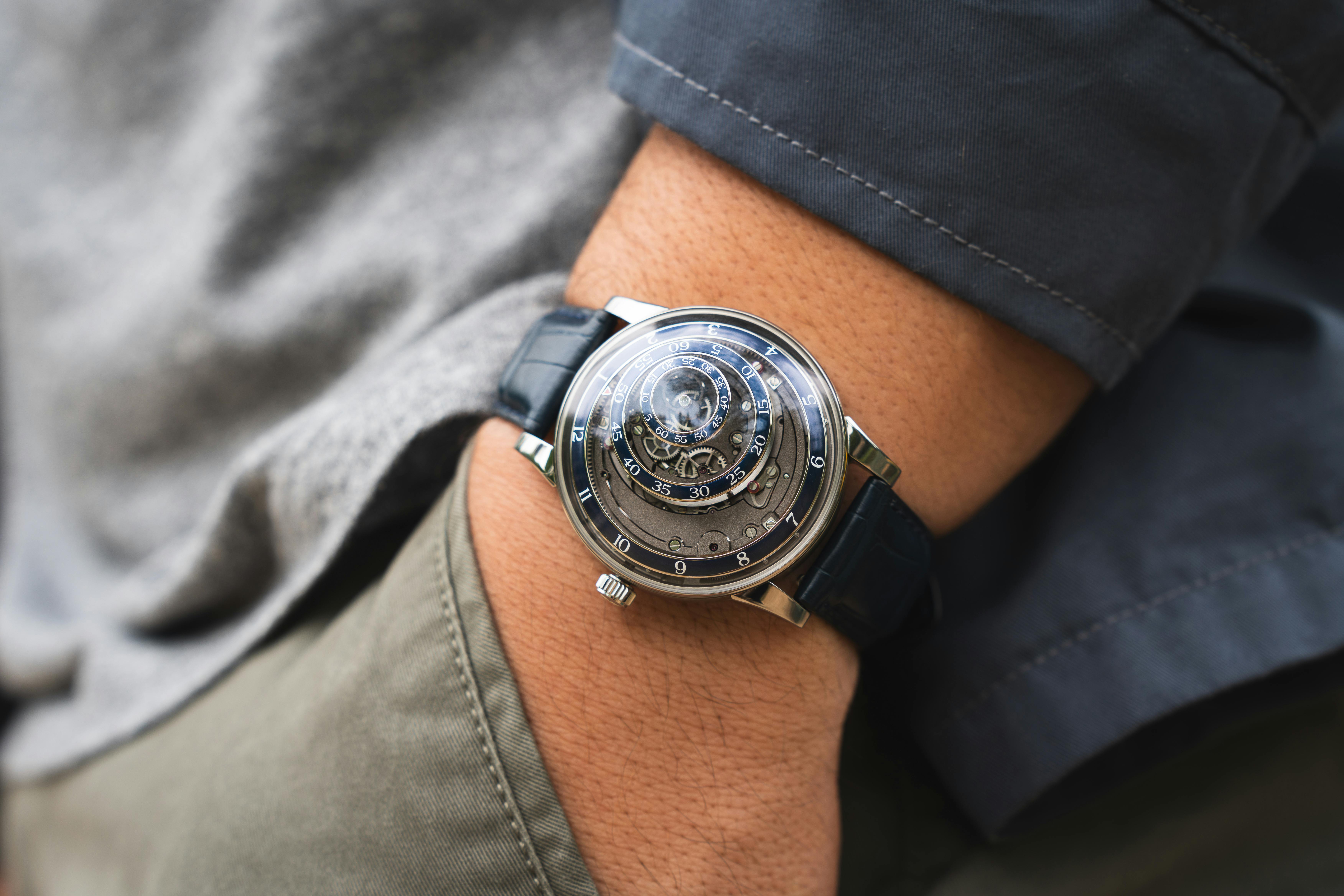 Watch on wrist