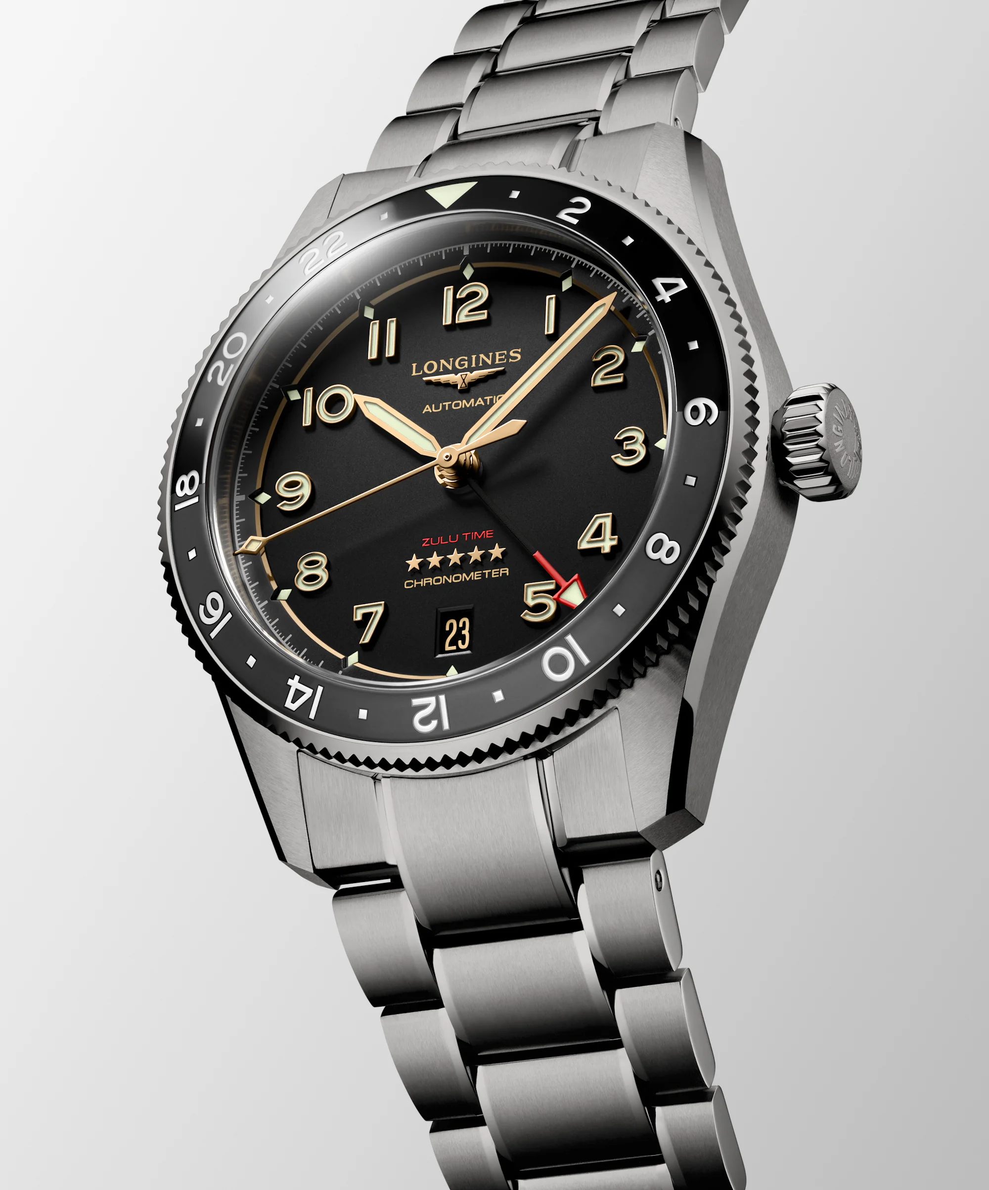 longines spirit zulu time 39 titanium 2024