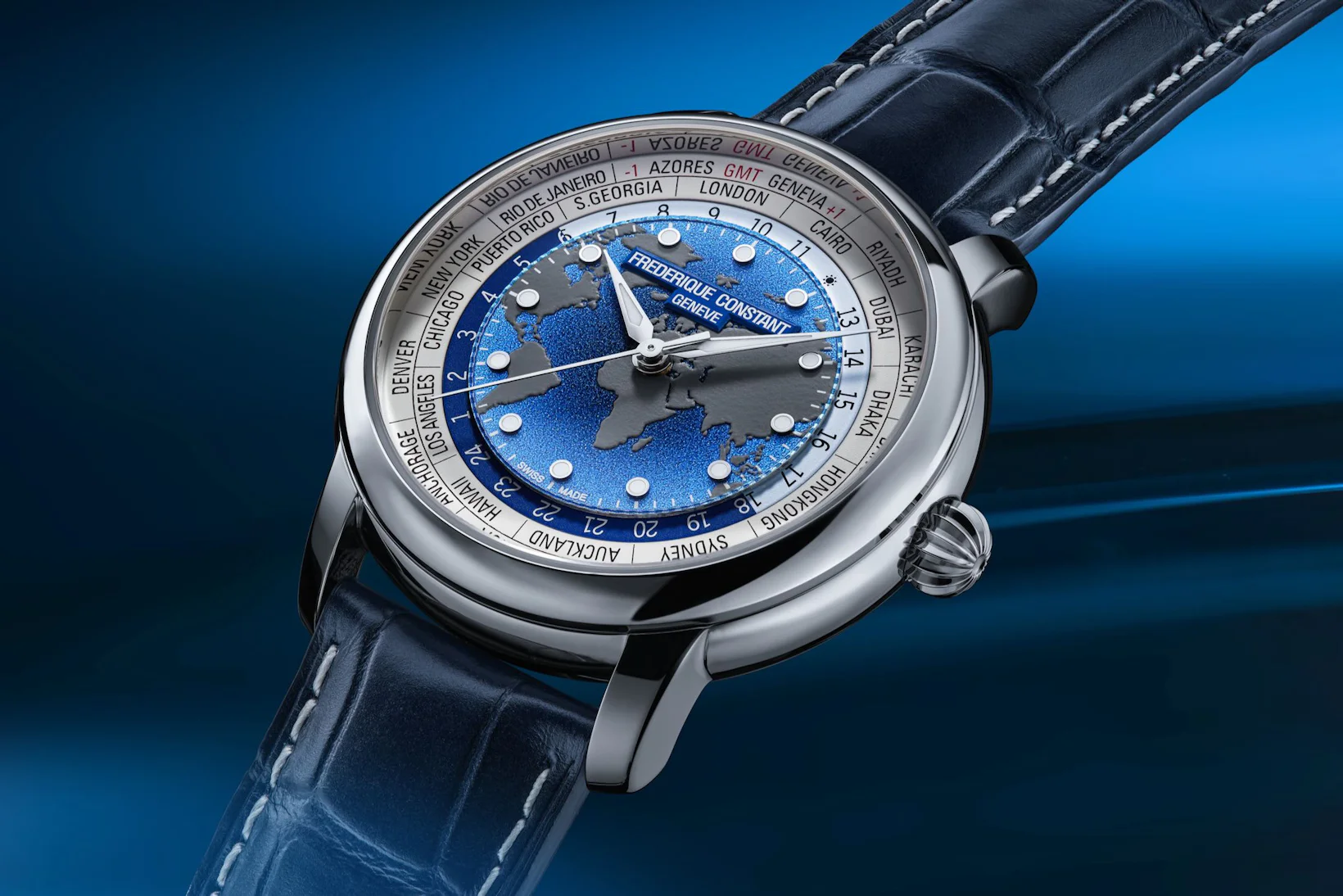 Introducing: Frederique Constant Updates The Classic Worldtimer ...