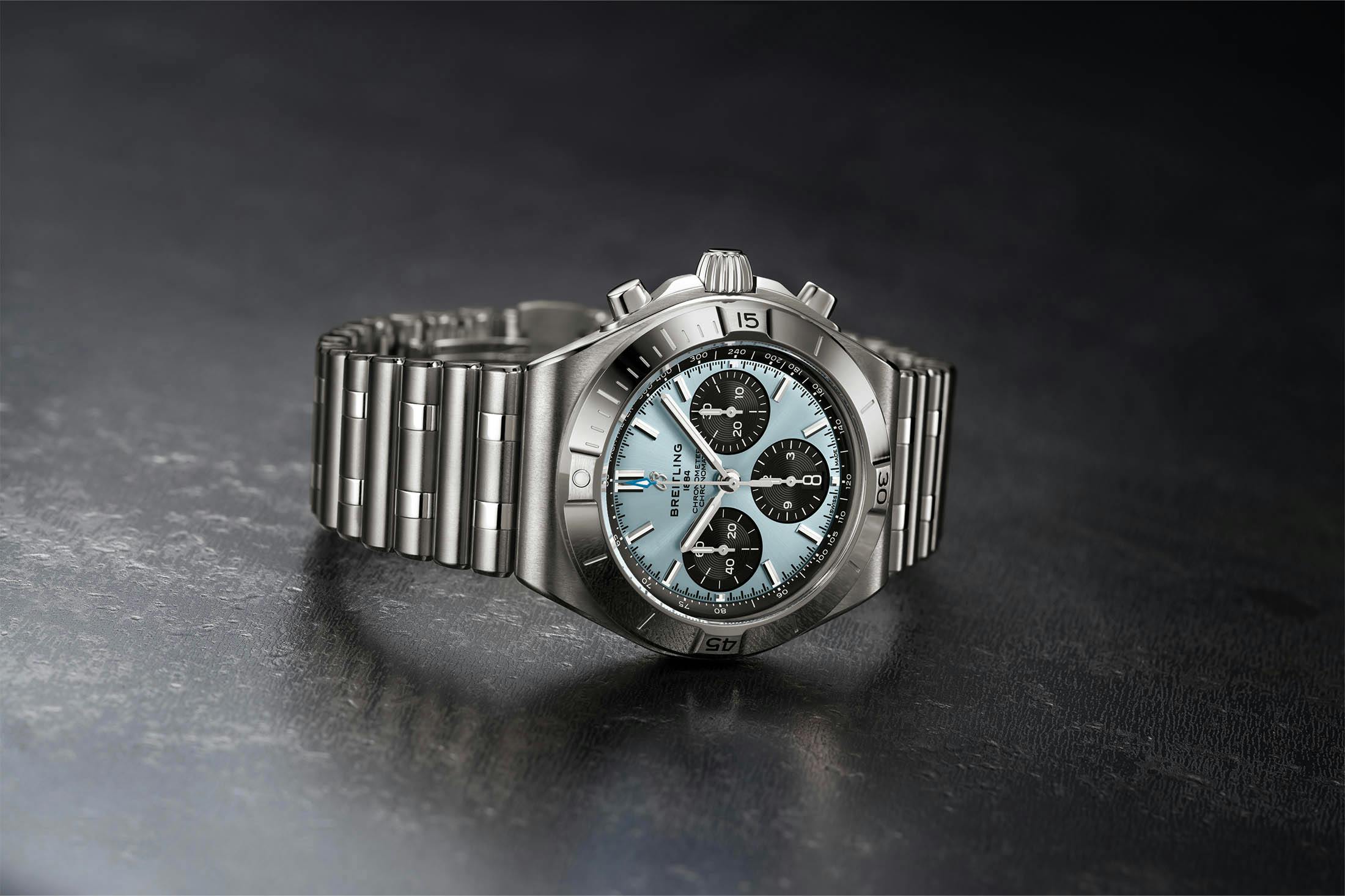 Breitling Chronomat Update Blue Chrono